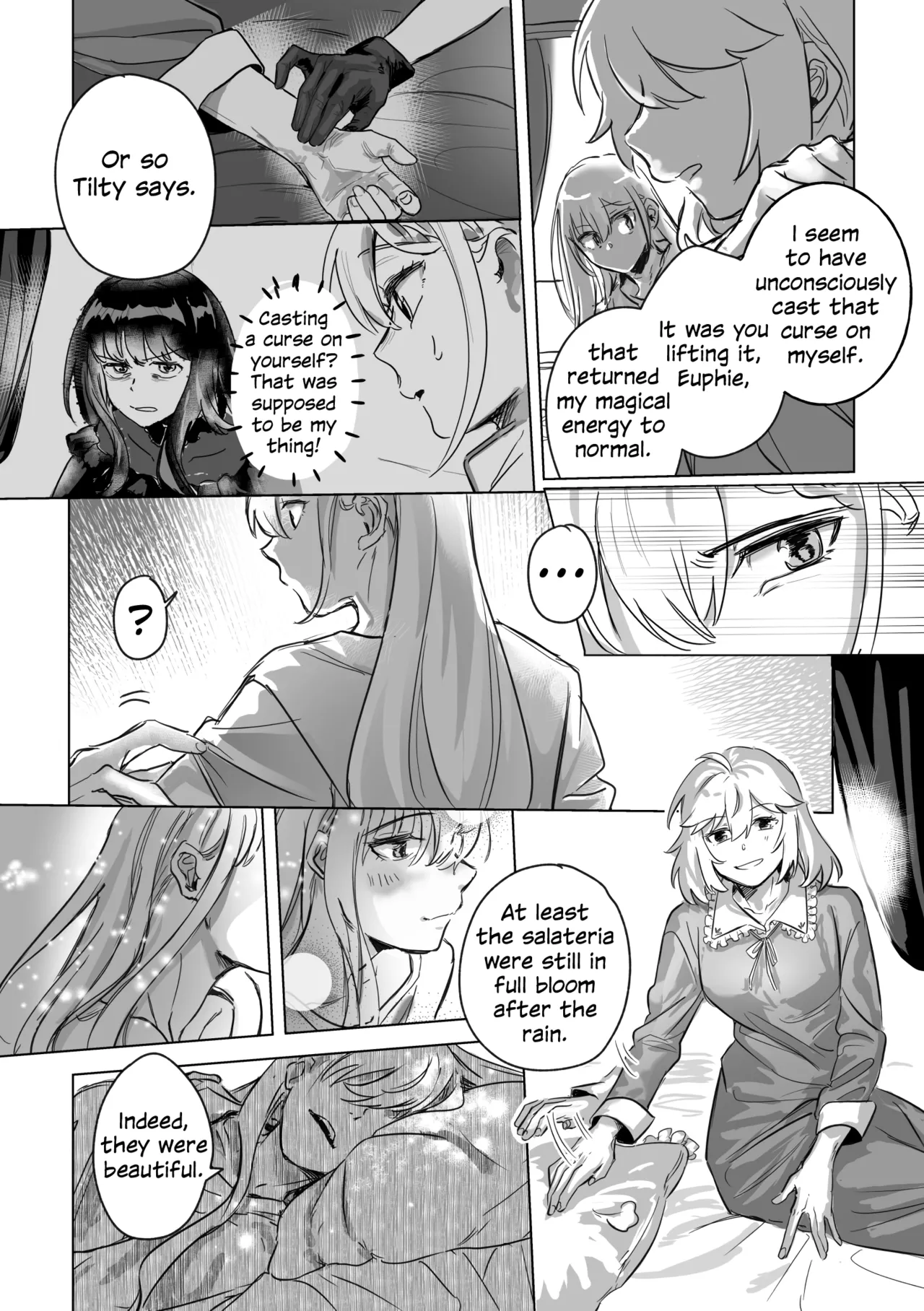 [Koyomania] Amrita (Tensei Oujo to Tensai Reijou no Mahou Kakumei) [English] [Digital] numero di immagine  129