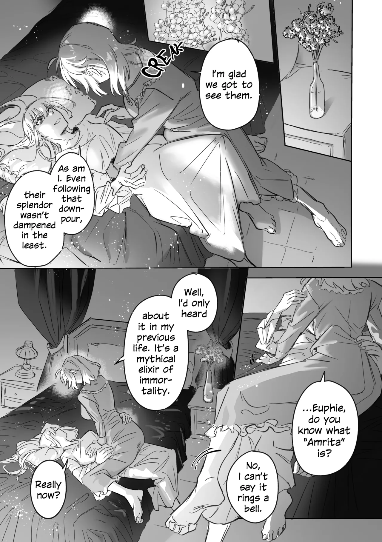 [Koyomania] Amrita (Tensei Oujo to Tensai Reijou no Mahou Kakumei) [English] [Digital] numero di immagine  130