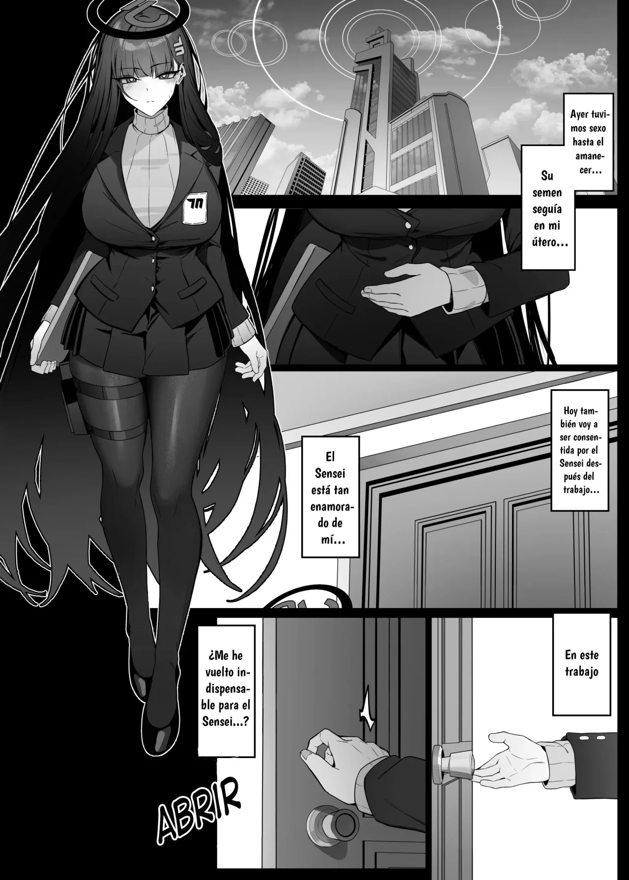 [Bannou] Rio wa Shitto Suru｜Rio Está Celosa (Blue Archive) [Spanish] [Elpis Eros Traduccion] [Digital] 图片编号 23