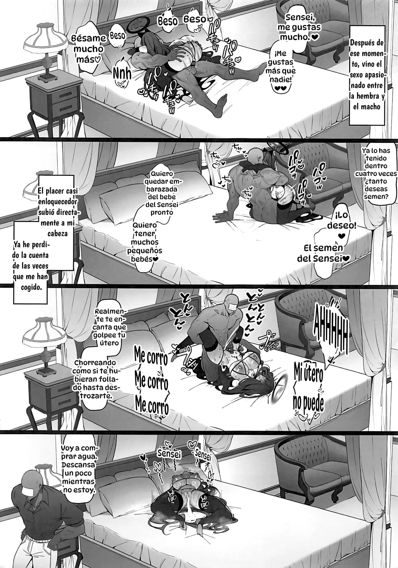 [Bannou] Rio wa Shitto Suru｜Rio Está Celosa (Blue Archive) [Spanish] [Elpis Eros Traduccion] [Digital] 图片编号 51