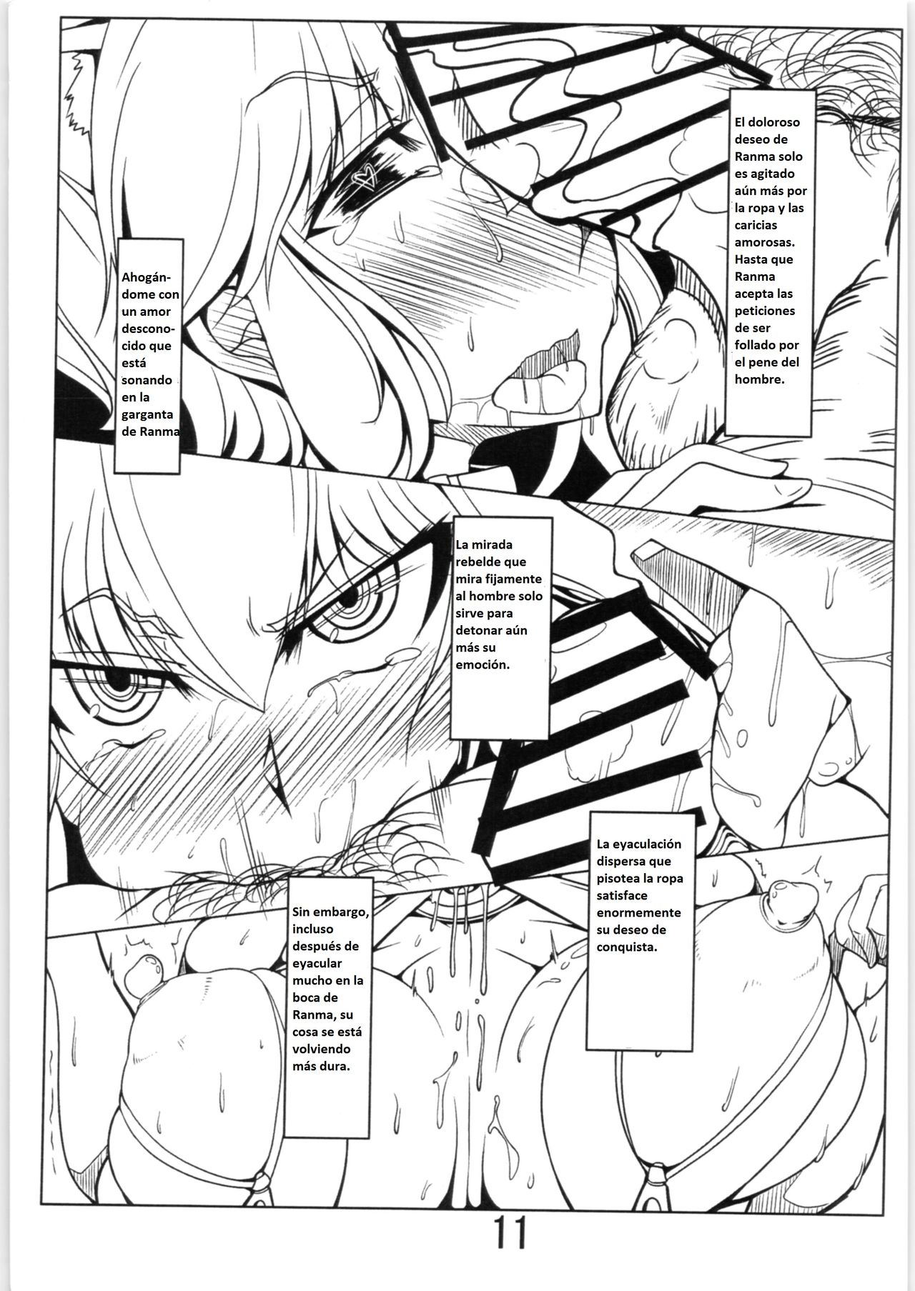 (C95) [Katamimi Buta (Kan Koromoya)] Ranma to Oji-san (Ranma 1/2) [Spanish] [Reliross] image number 10