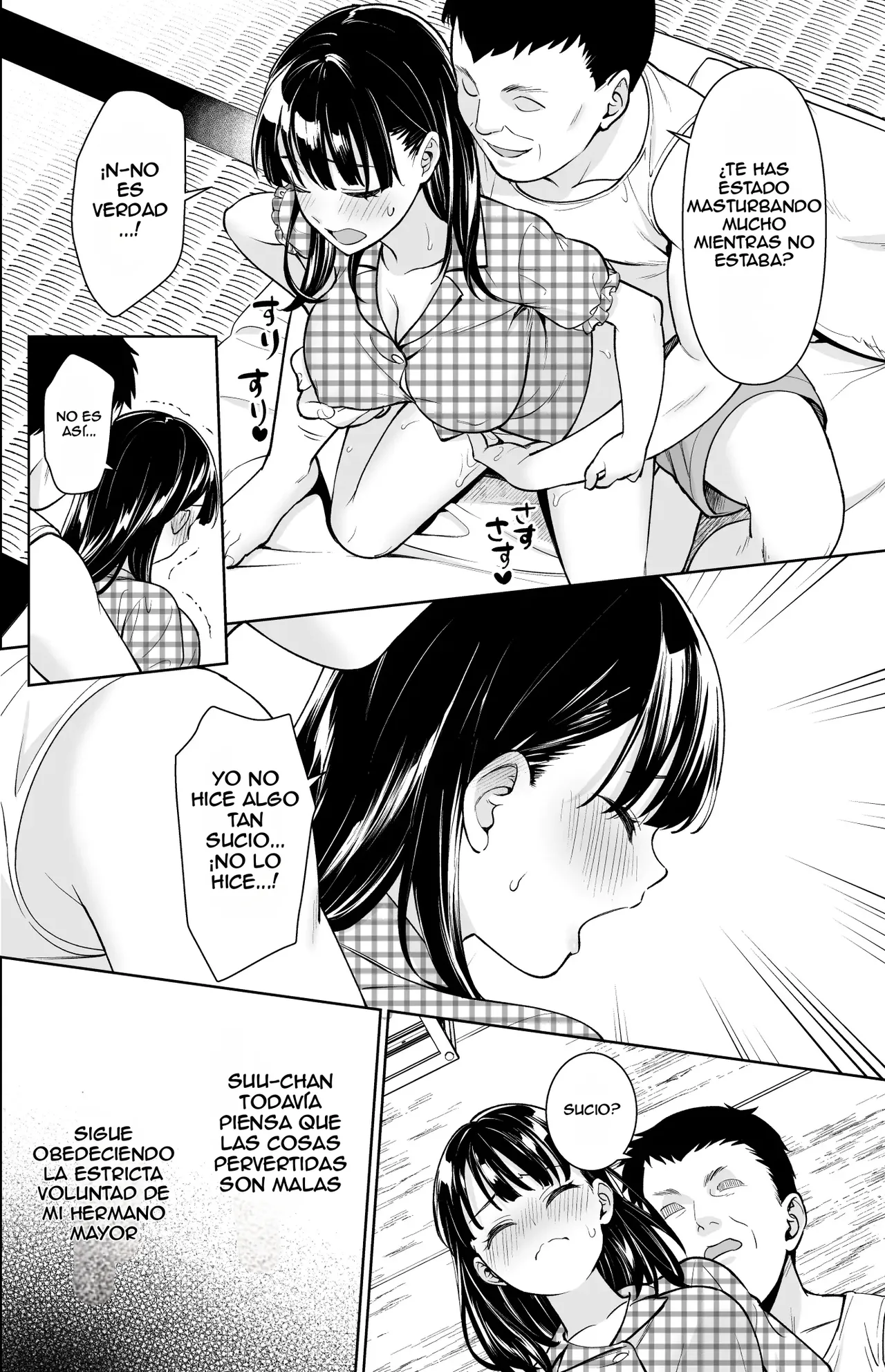 [F Taku (Anma)] Iya da to Ienai Jimikei Shoujo to Inaka no Oji-san 4｜La Chica Tranquila no Puede Negarse a su Tío del Campo 4 [Spanish] [Kazel] [Digital] image number 7