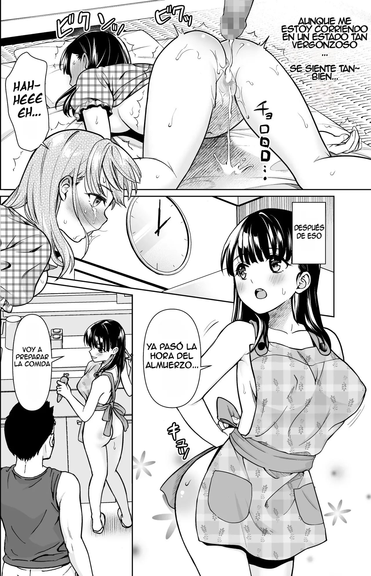 [F Taku (Anma)] Iya da to Ienai Jimikei Shoujo to Inaka no Oji-san 4｜La Chica Tranquila no Puede Negarse a su Tío del Campo 4 [Spanish] [Kazel] [Digital] image number 33