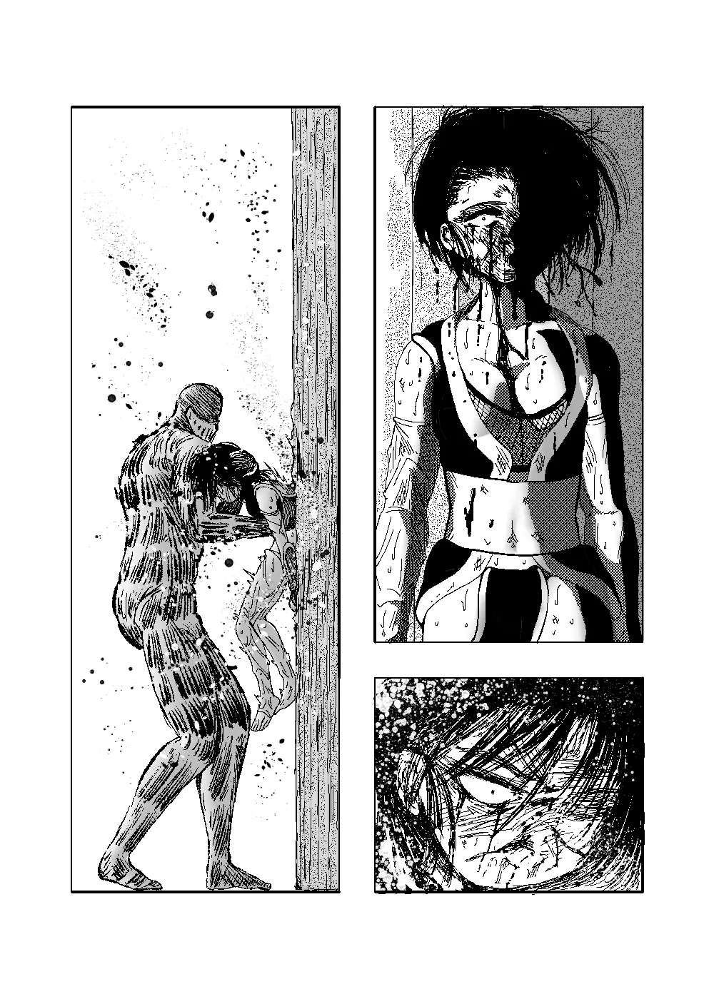 [TryAmpH (早水虎爺狼)] 女忍伝～ツグミ惨敗～ [DL版] numero di immagine  49