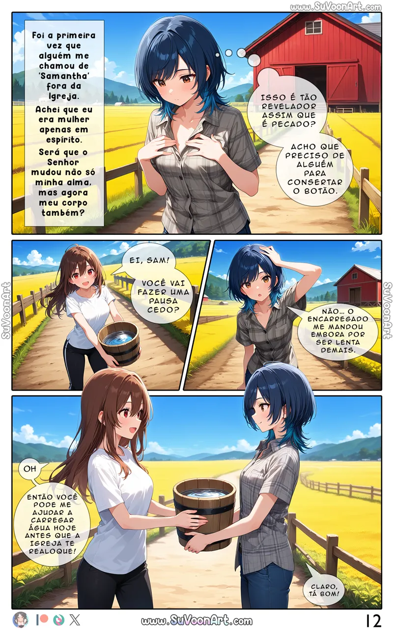 [SuVoonArt] Abrace Sua Fé | Embrace Your Faith Ch. 1  [Portuguese-BR] [BLACKSUB] [AI Generated] image number 13