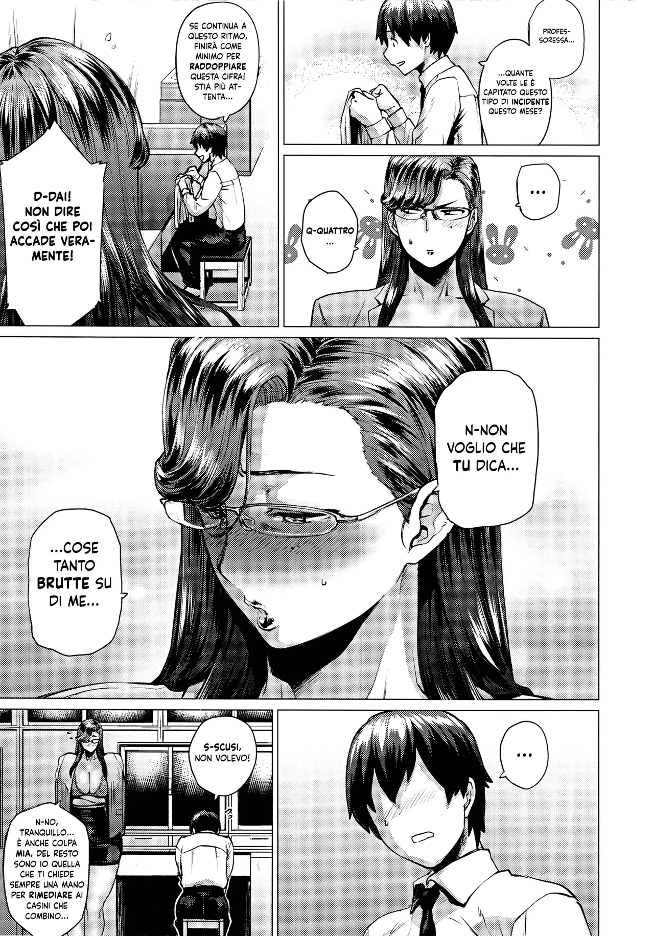 [Hayo-Cinema (Etuzan Jakusui)] Tobashi Sensei wa Kyou mo Button o Tobasu [Italian] [Hentai Fantasy] image number 6