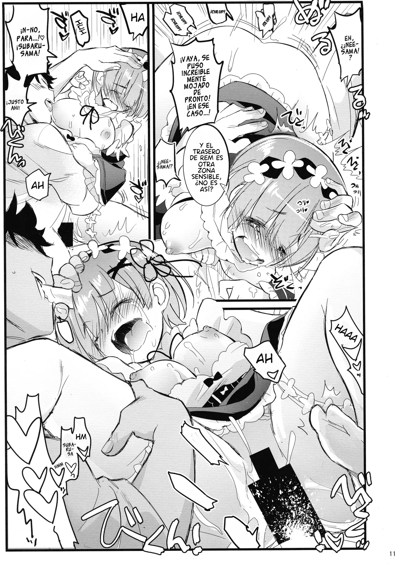 (C97) [Akai Marlboro (Aka Marl)] Maid-san kara Hajimeru Isekai Seikatsu Soushuuhen (Re:Zero kara Hajimeru Isekai Seikatsu) [Spanish] 图片编号 10