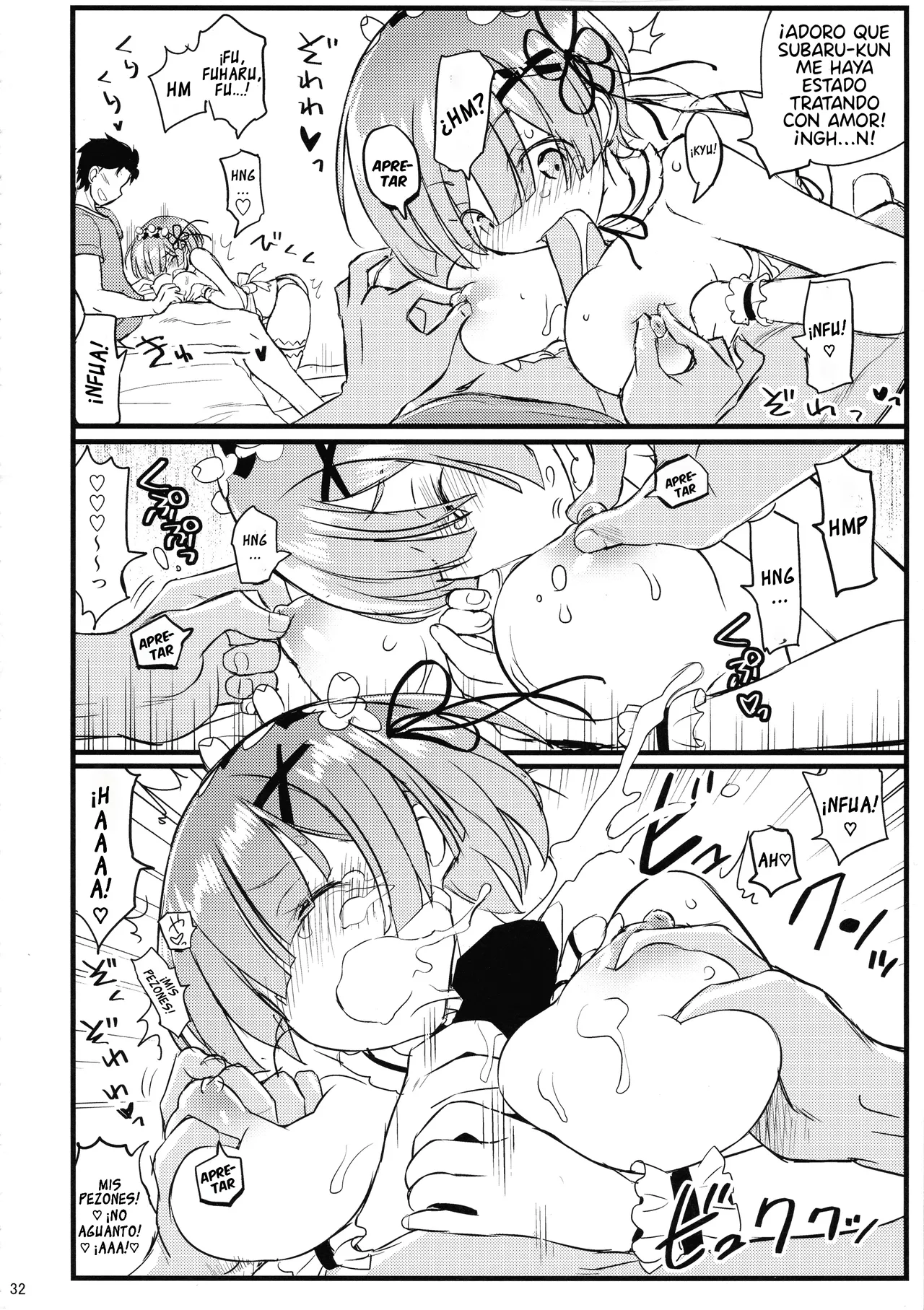 (C97) [Akai Marlboro (Aka Marl)] Maid-san kara Hajimeru Isekai Seikatsu Soushuuhen (Re:Zero kara Hajimeru Isekai Seikatsu) [Spanish] 图片编号 31