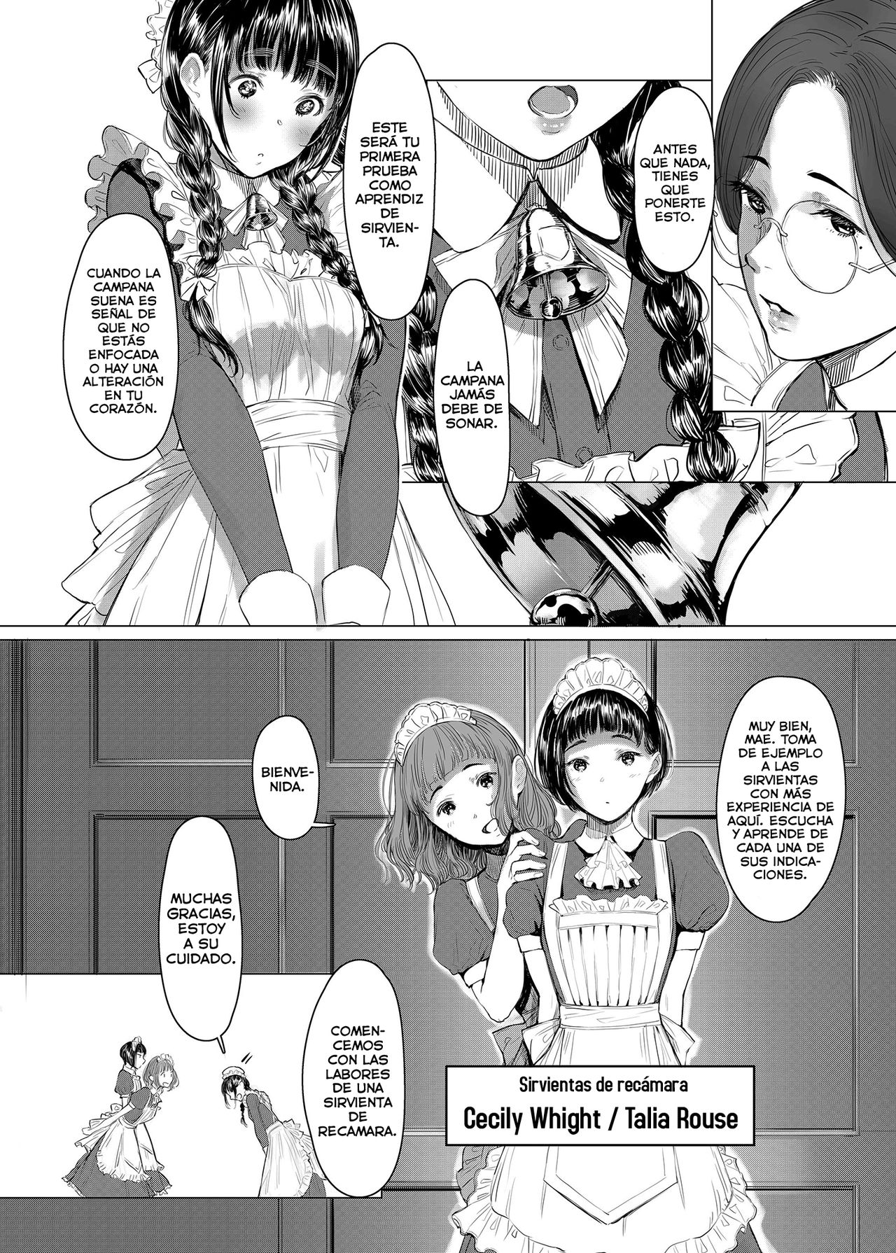 (C96) [Kuragamo (Tukinowagamo)] SWAN MAID ACADEMY [Spanish] [Lust no Fansub] numero di immagine  5