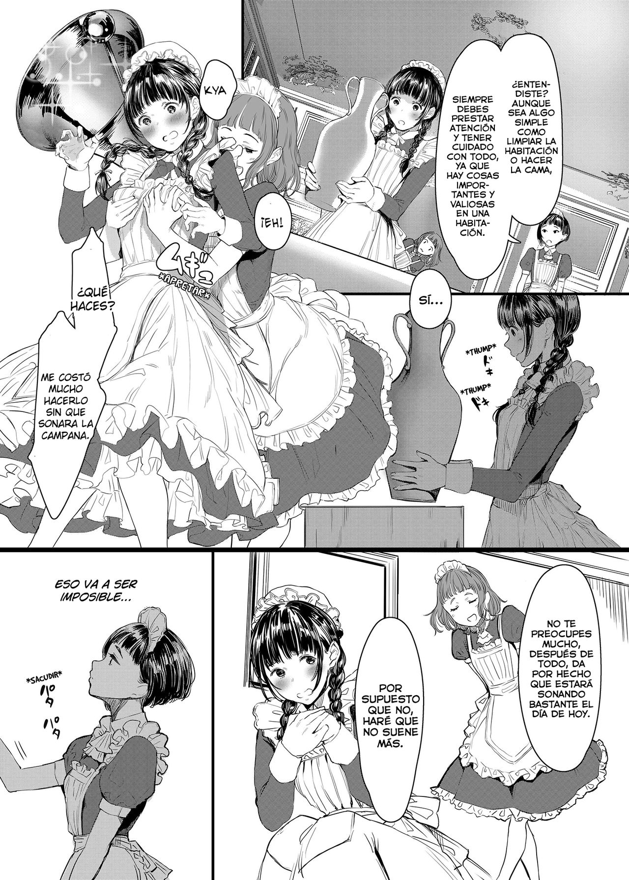 (C96) [Kuragamo (Tukinowagamo)] SWAN MAID ACADEMY [Spanish] [Lust no Fansub] numero di immagine  6