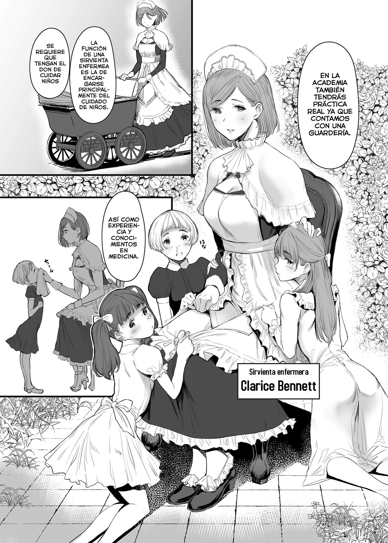 (C96) [Kuragamo (Tukinowagamo)] SWAN MAID ACADEMY [Spanish] [Lust no Fansub] numero di immagine  18