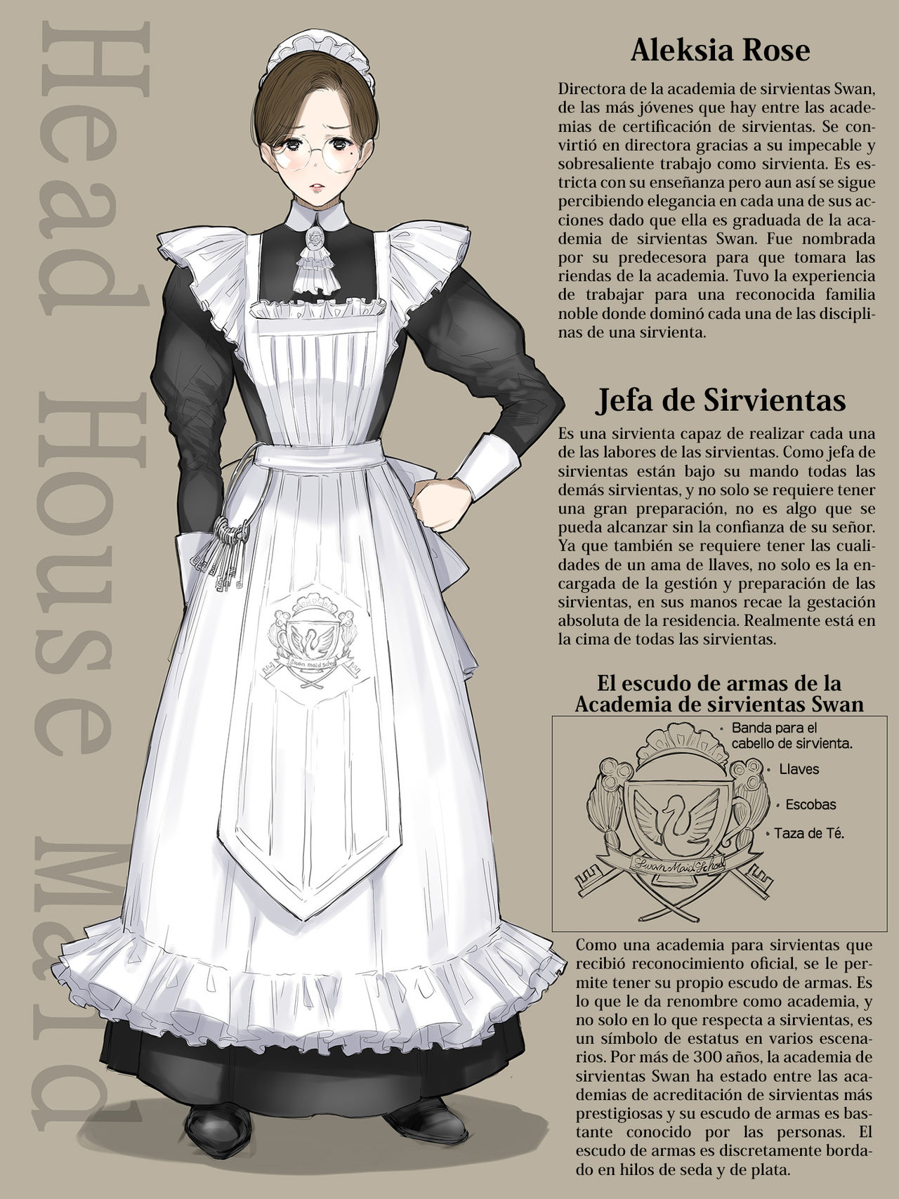 (C96) [Kuragamo (Tukinowagamo)] SWAN MAID ACADEMY [Spanish] [Lust no Fansub] numero di immagine  34