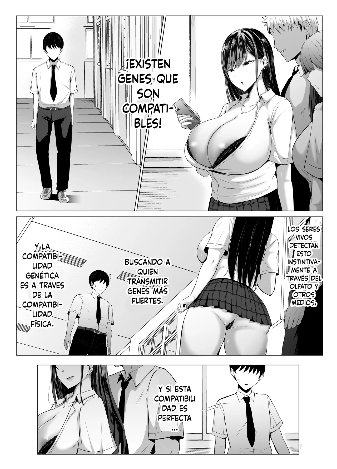 [Joucho Antei (Joucho)] Gal to Otaku no Idenshi Aishou Batsugun H｜Compatibilidad Sexual Entre una Gyaru y un Otaku [Spanish] [DARKSIDE] image number 2