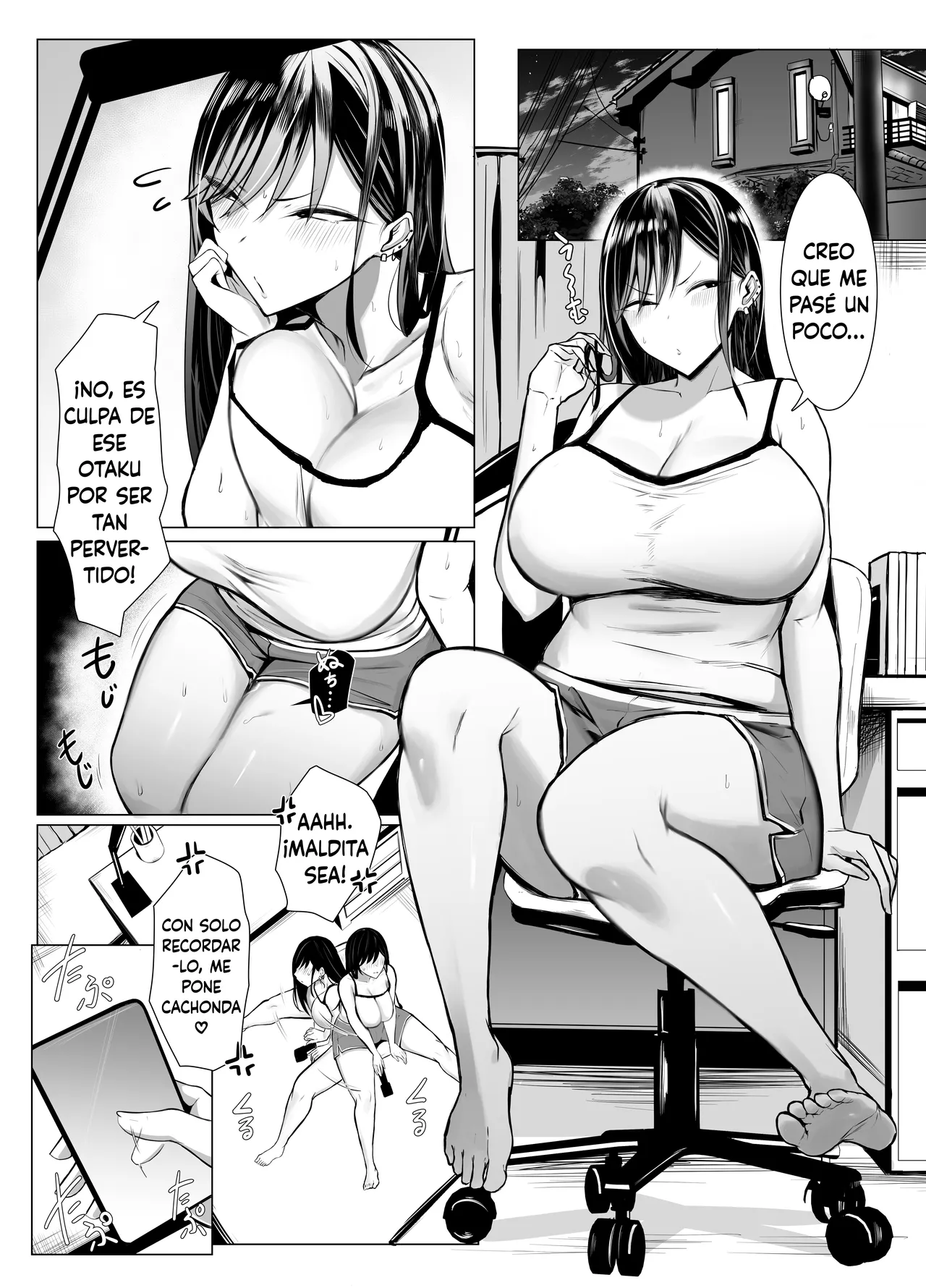 [Joucho Antei (Joucho)] Gal to Otaku no Idenshi Aishou Batsugun H｜Compatibilidad Sexual Entre una Gyaru y un Otaku [Spanish] [DARKSIDE] image number 33