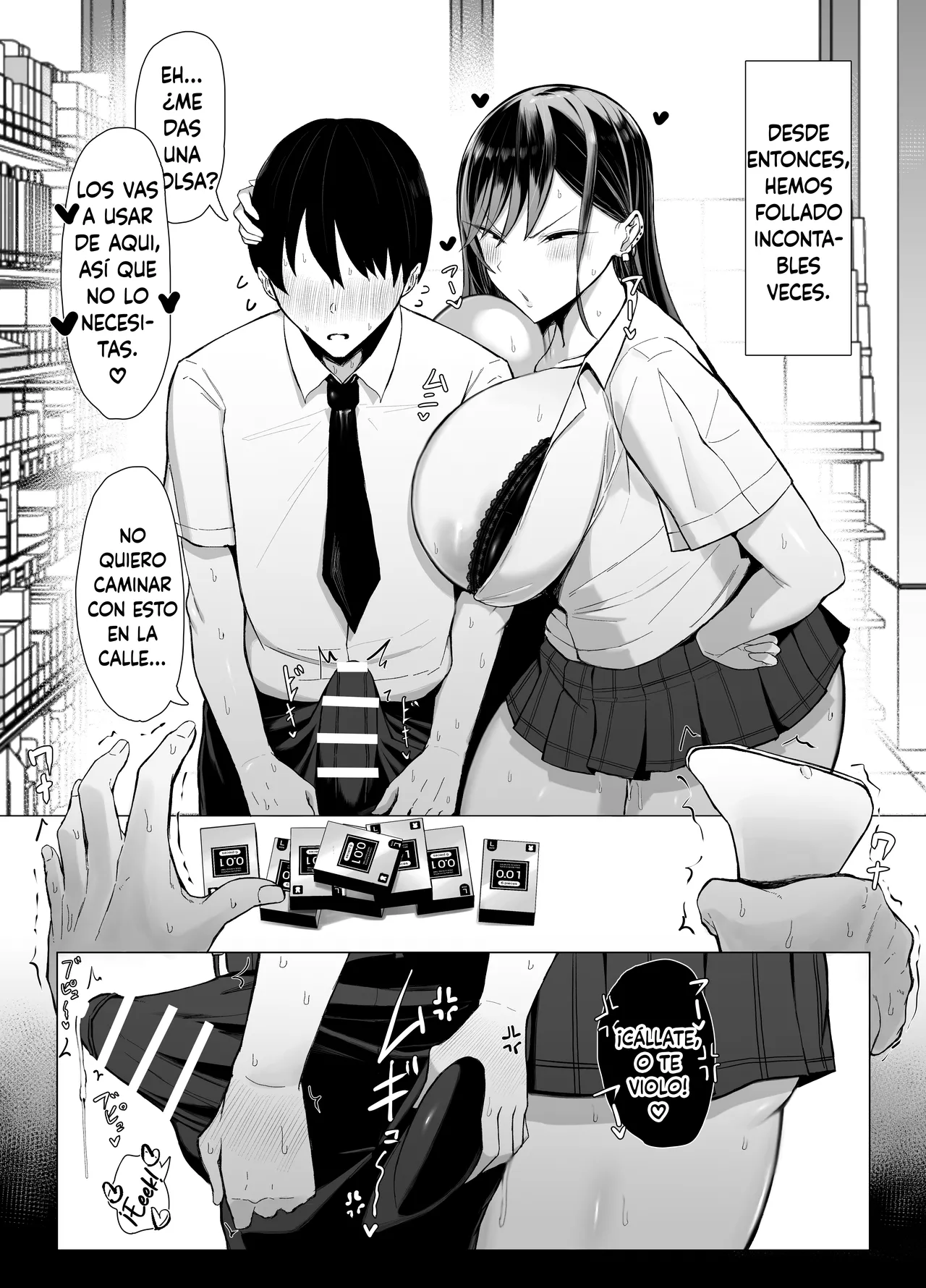 [Joucho Antei (Joucho)] Gal to Otaku no Idenshi Aishou Batsugun H｜Compatibilidad Sexual Entre una Gyaru y un Otaku [Spanish] [DARKSIDE] image number 49