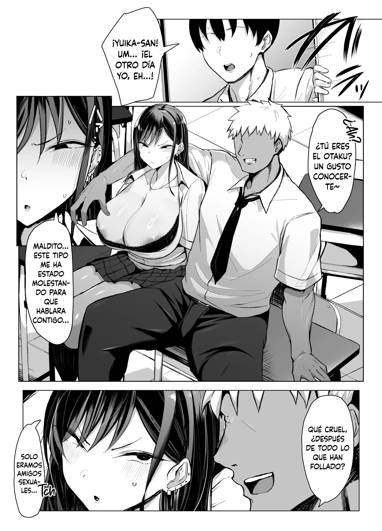[Joucho Antei (Joucho)] Gal to Otaku no Idenshi Aishou Batsugun H｜Compatibilidad Sexual Entre una Gyaru y un Otaku [Spanish] [DARKSIDE] image number 59