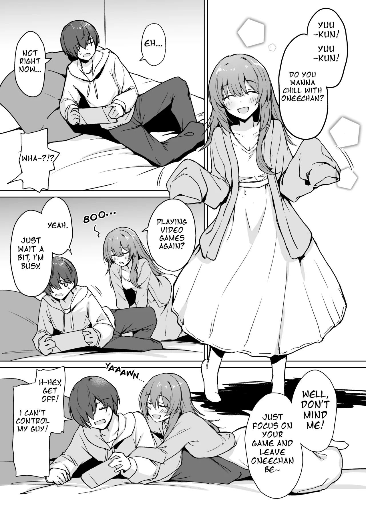 [+2 (Sabo)] Moumoku Uza-Garami Onee-chan to Chotto Ecchi na Wacha-Wacha Nakayoshi Hon. [English] [calg] [Digital] 图片编号 2