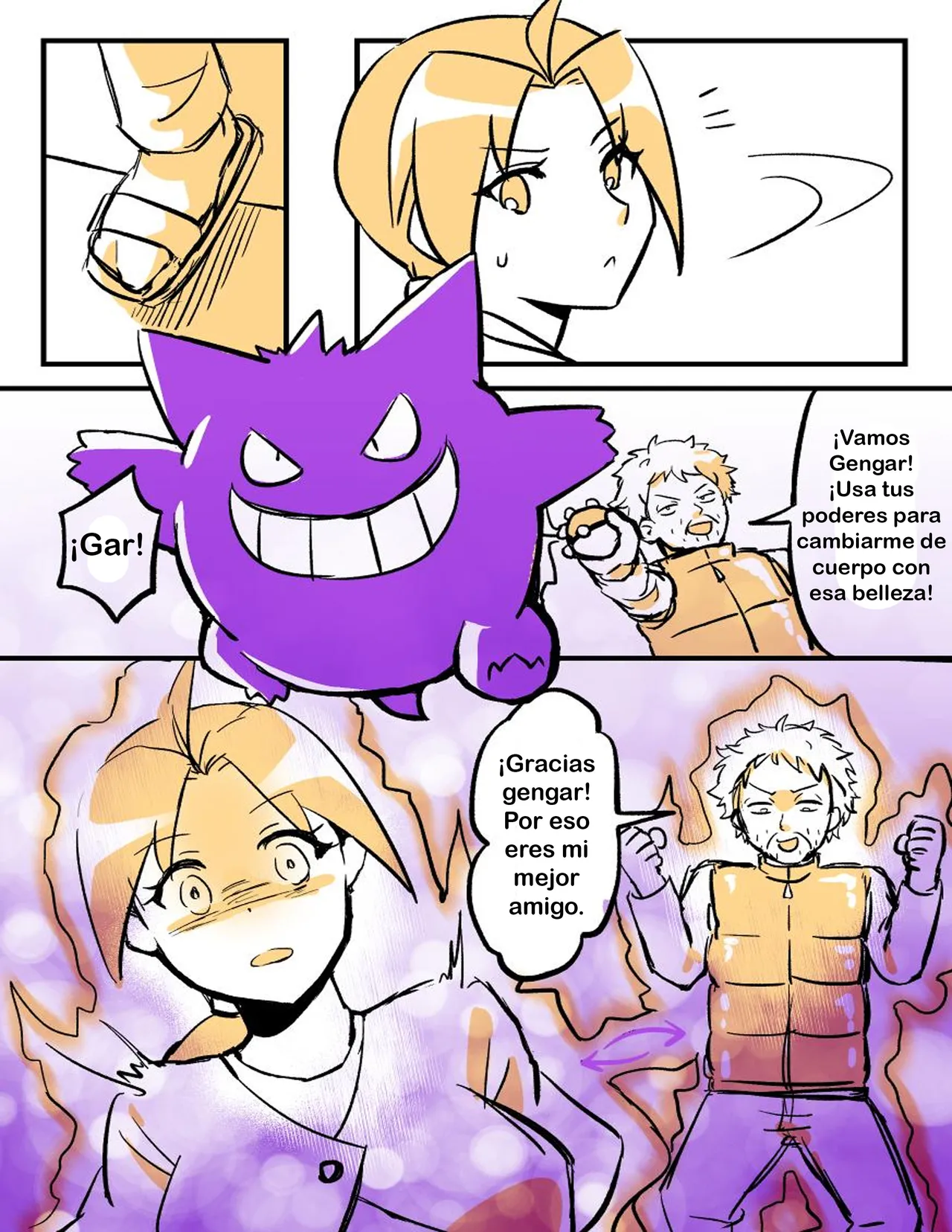 [PenguinTeaTea] Pokémon Criminals - Ghost Master (Pokémon) [Spanish] [TF Scans] изображение № 2