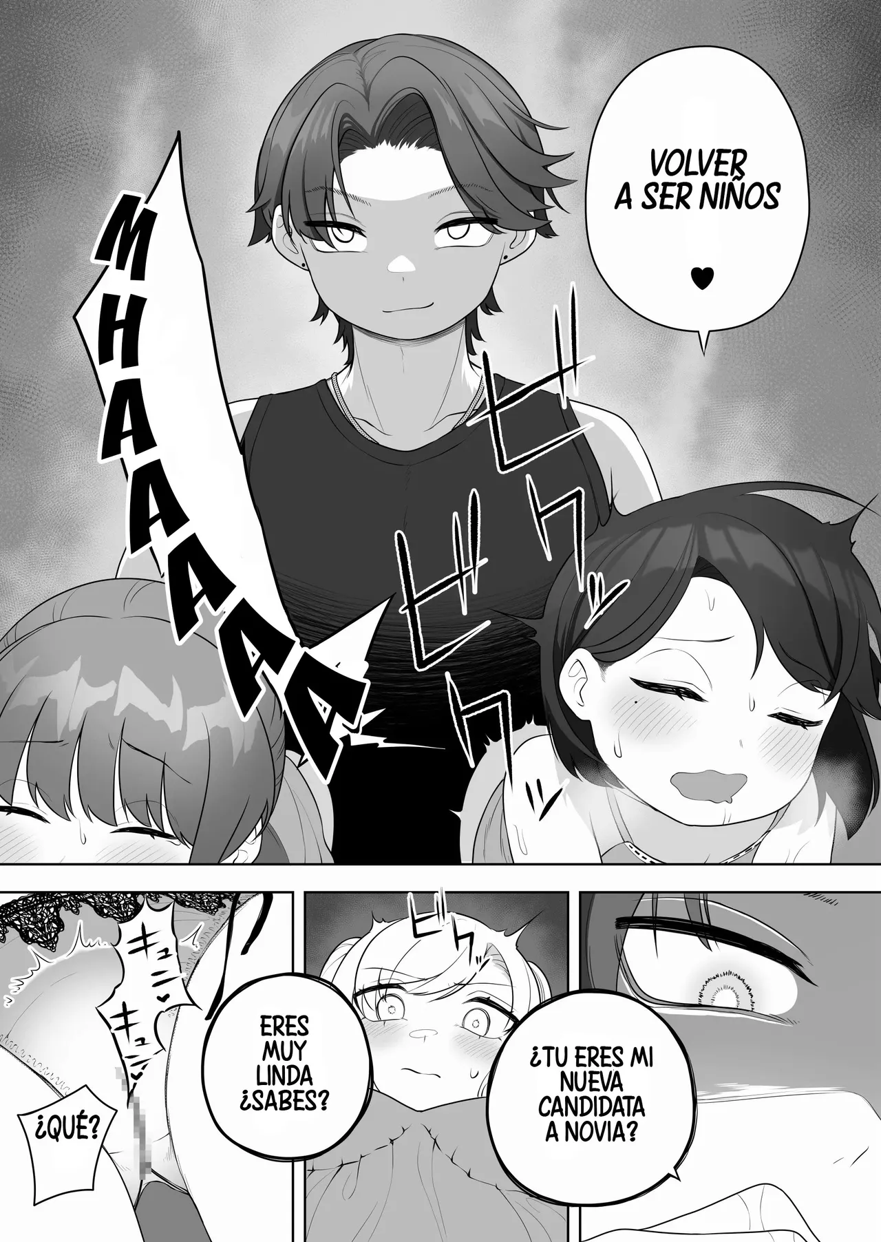 [Amuai Okashi Seisakusho (Ochita Ato Daisuki Samurai, Ahoge Kinoko)] Kyousei Gimukyouiku! TS Ecchi na Onnanoko Kunrenkou! [Spanish] [TF Scans] 图片编号 18