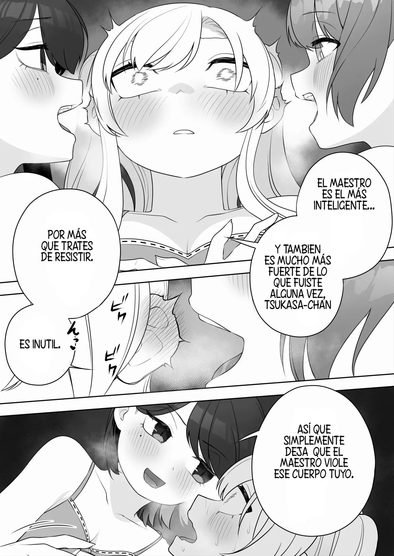 [Amuai Okashi Seisakusho (Ochita Ato Daisuki Samurai, Ahoge Kinoko)] Kyousei Gimukyouiku! TS Ecchi na Onnanoko Kunrenkou! [Spanish] [TF Scans] 图片编号 19