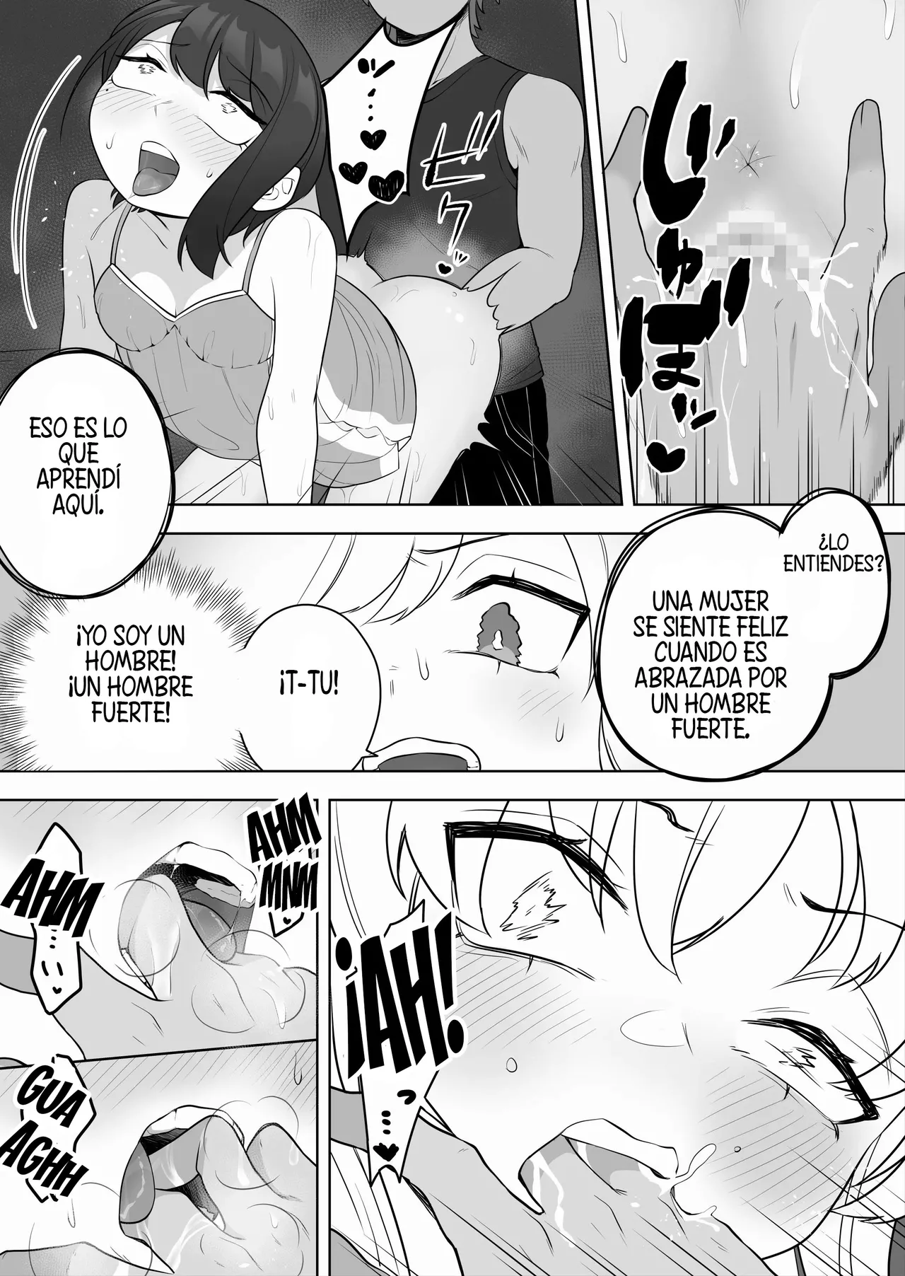 [Amuai Okashi Seisakusho (Ochita Ato Daisuki Samurai, Ahoge Kinoko)] Kyousei Gimukyouiku! TS Ecchi na Onnanoko Kunrenkou! [Spanish] [TF Scans] 图片编号 20