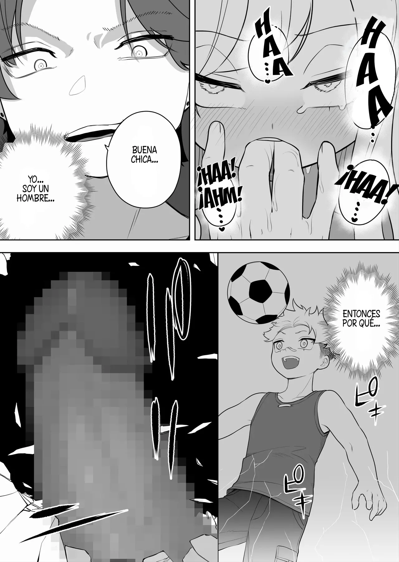 [Amuai Okashi Seisakusho (Ochita Ato Daisuki Samurai, Ahoge Kinoko)] Kyousei Gimukyouiku! TS Ecchi na Onnanoko Kunrenkou! [Spanish] [TF Scans] 图片编号 21