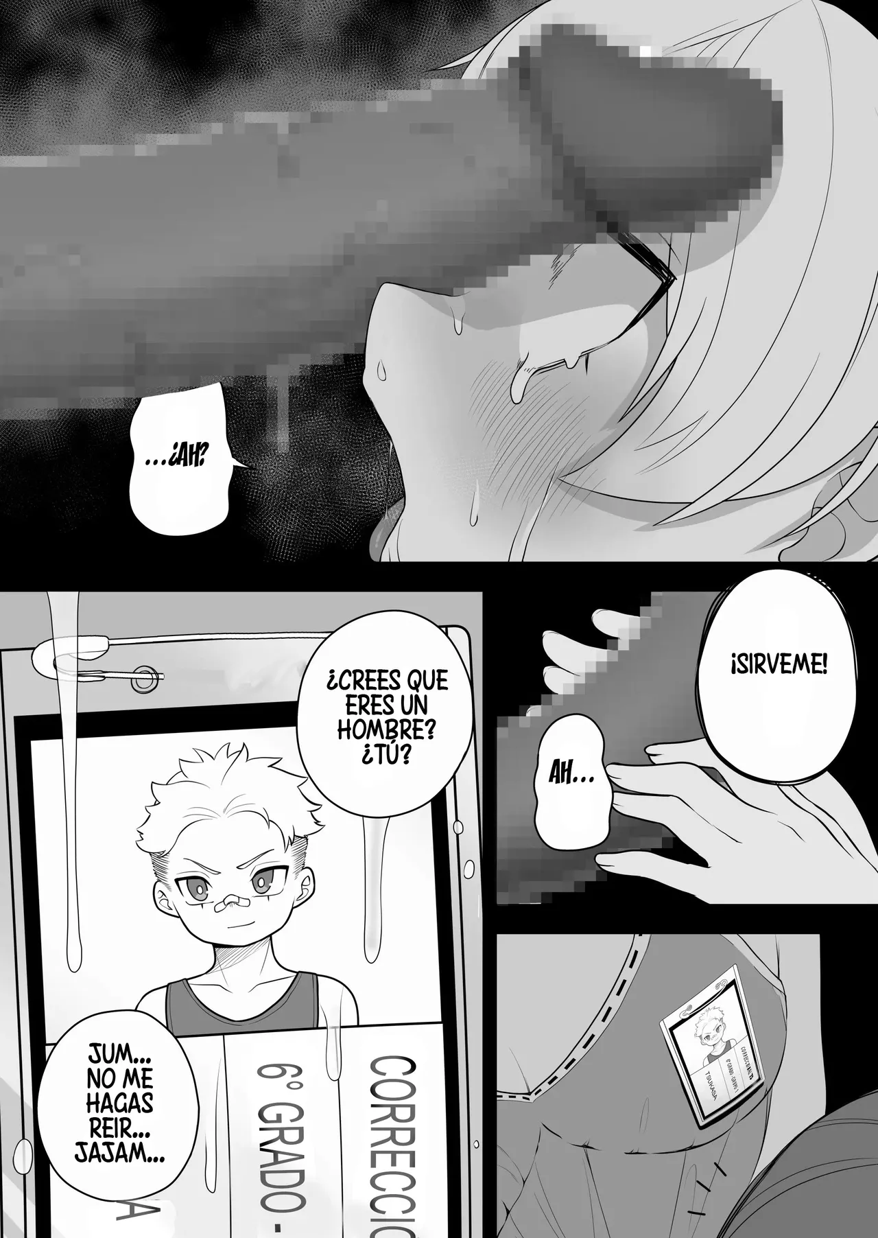 [Amuai Okashi Seisakusho (Ochita Ato Daisuki Samurai, Ahoge Kinoko)] Kyousei Gimukyouiku! TS Ecchi na Onnanoko Kunrenkou! [Spanish] [TF Scans] 图片编号 22