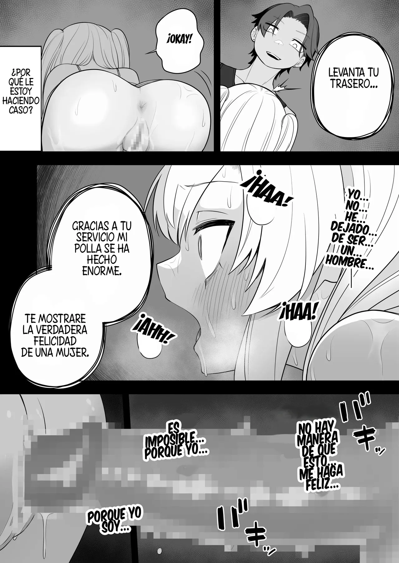 [Amuai Okashi Seisakusho (Ochita Ato Daisuki Samurai, Ahoge Kinoko)] Kyousei Gimukyouiku! TS Ecchi na Onnanoko Kunrenkou! [Spanish] [TF Scans] 图片编号 24