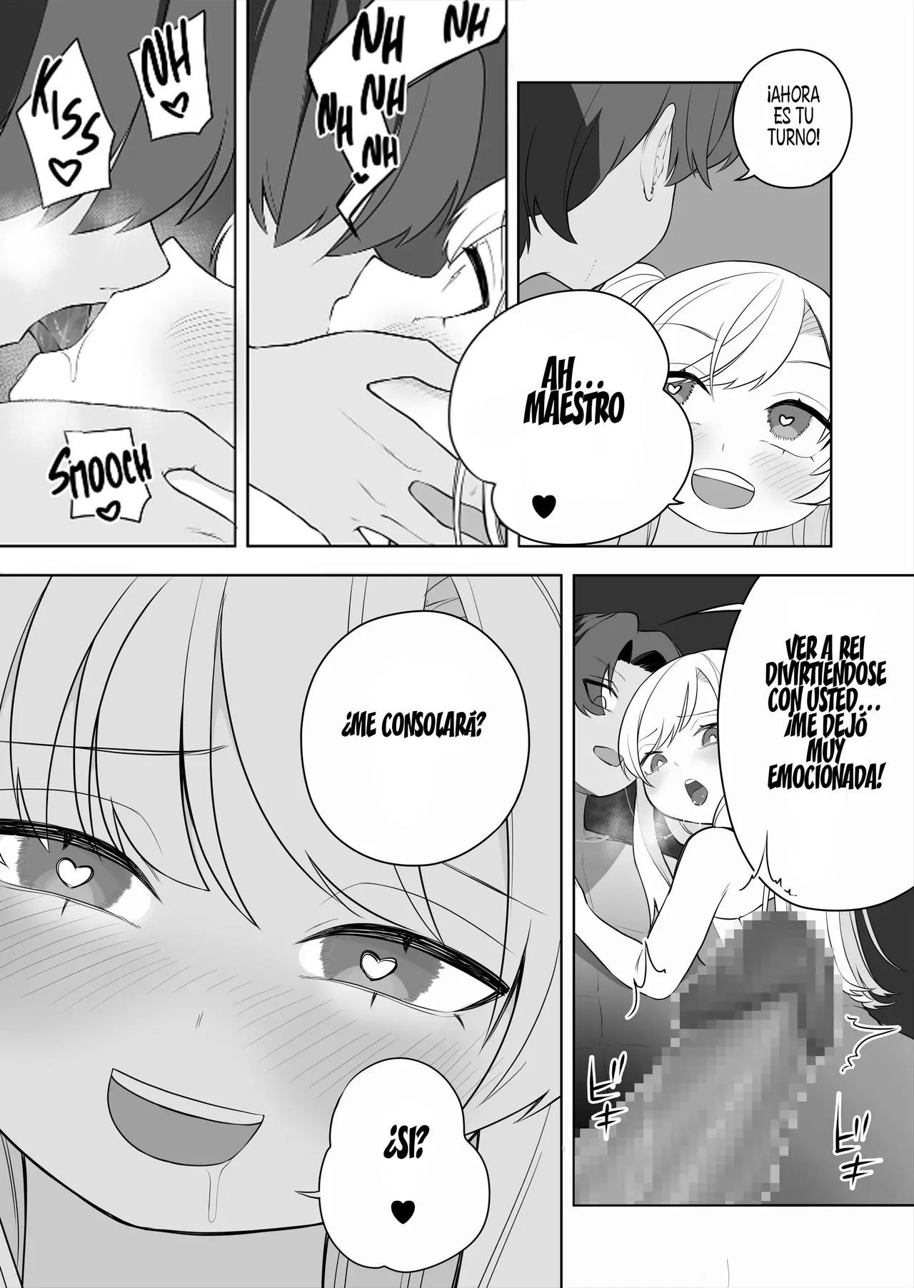 [Amuai Okashi Seisakusho (Ochita Ato Daisuki Samurai, Ahoge Kinoko)] Kyousei Gimukyouiku! TS Ecchi na Onnanoko Kunrenkou! [Spanish] [TF Scans] 图片编号 35