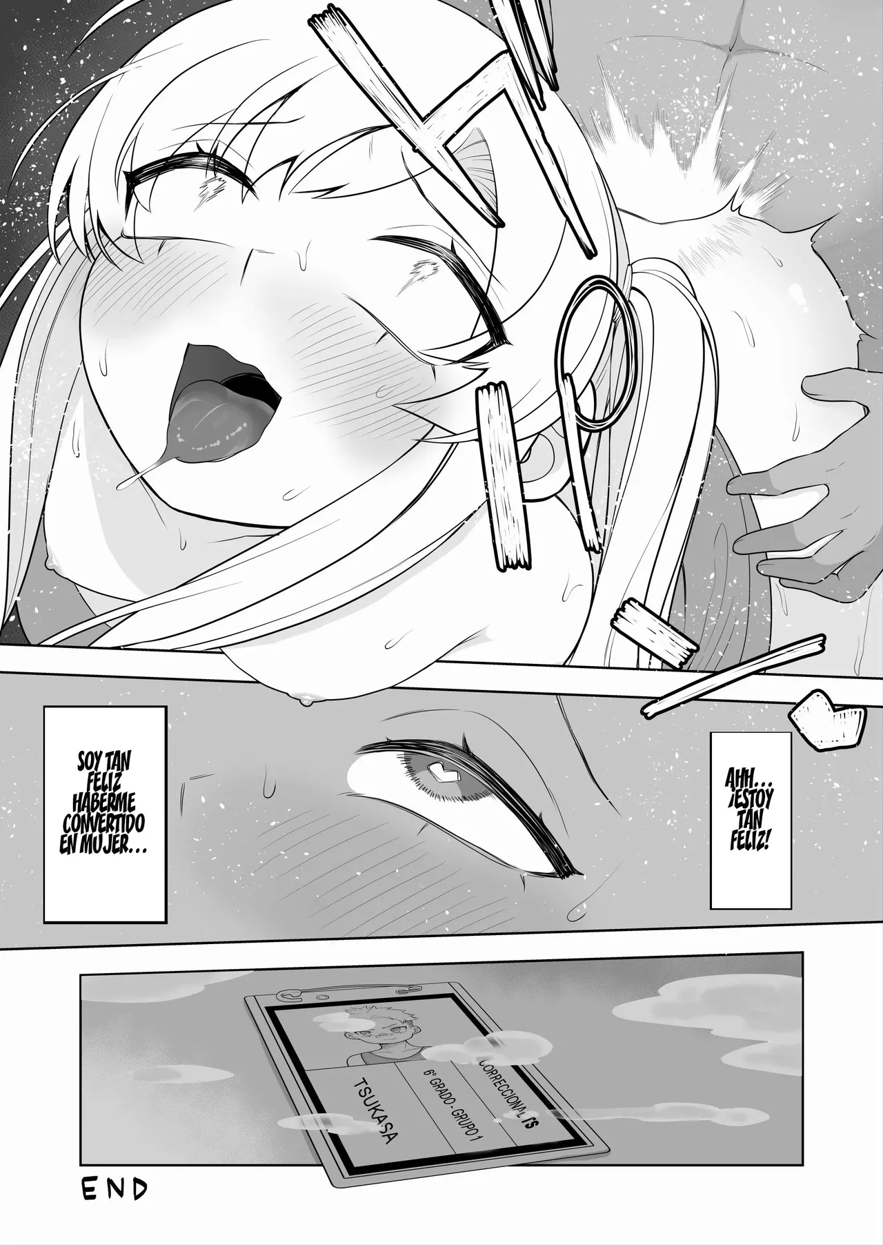 [Amuai Okashi Seisakusho (Ochita Ato Daisuki Samurai, Ahoge Kinoko)] Kyousei Gimukyouiku! TS Ecchi na Onnanoko Kunrenkou! [Spanish] [TF Scans] 图片编号 37