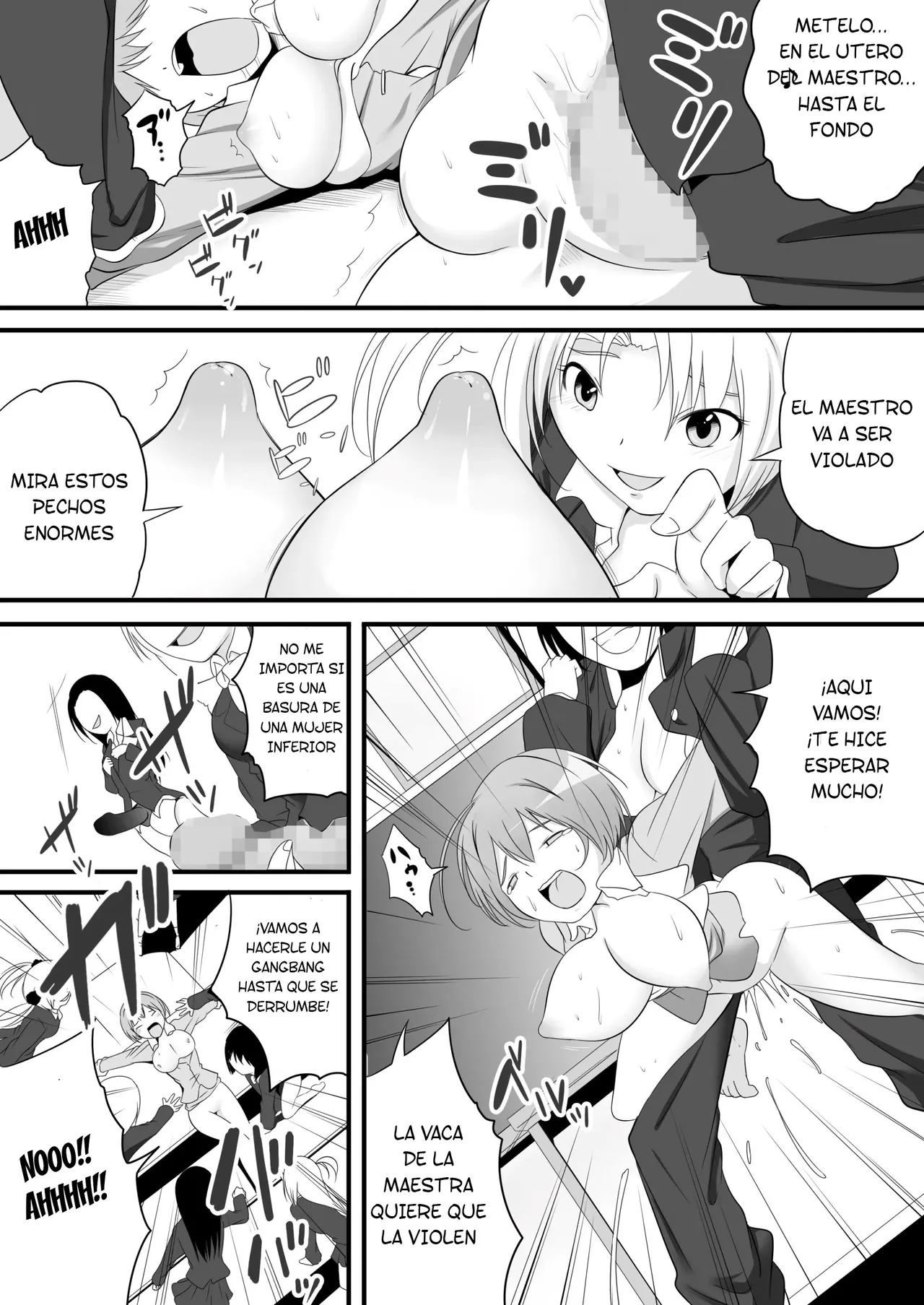 [Chijoku An] Joken Kokka Shiryou Bunken Dai-Ichi-Tsuzuri ~Rettou Joshi Kyoushi~ [Spanish] [TF Scans] 画像番号 12