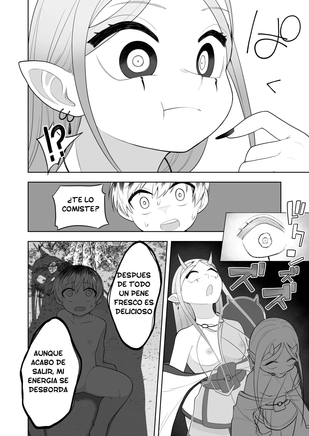 [Amuai okashi seisakusho (Ahoge kinoko)] Hokora no Fuuin o Toite Akujin ♂♀ no Kenzoku ♀ ni Sarechau Hanashi | Rompí el sello y me convertí en el vasallo del dios maligno ♂♀ [Spanish] [TF Scans] 图片编号 10