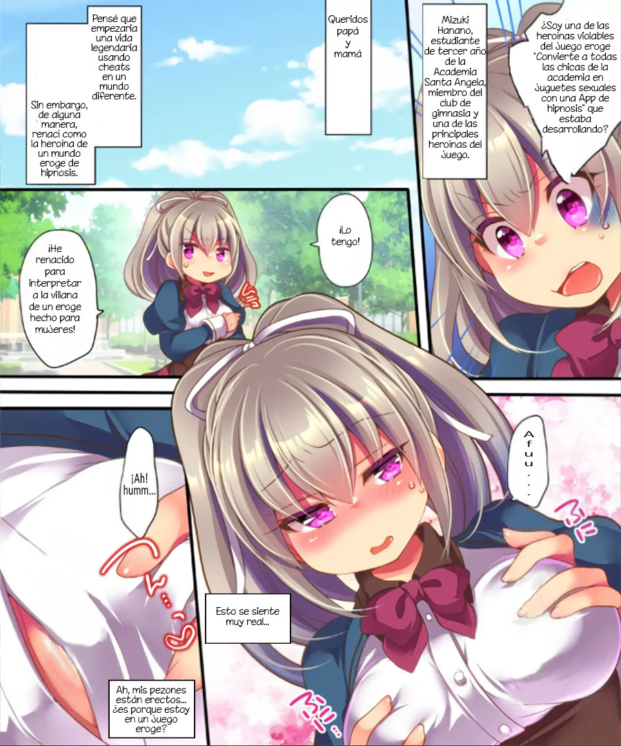 [Ue ni Aru Mikan (Reitou Mikan)] Saimin Choukyou Eroge no Heroine ni Tensei Shite Shimatta Ore wa Kouryaku Sarezu ni Nigekiritai! [Spanish] [TF Scans] 이미지 번호 8