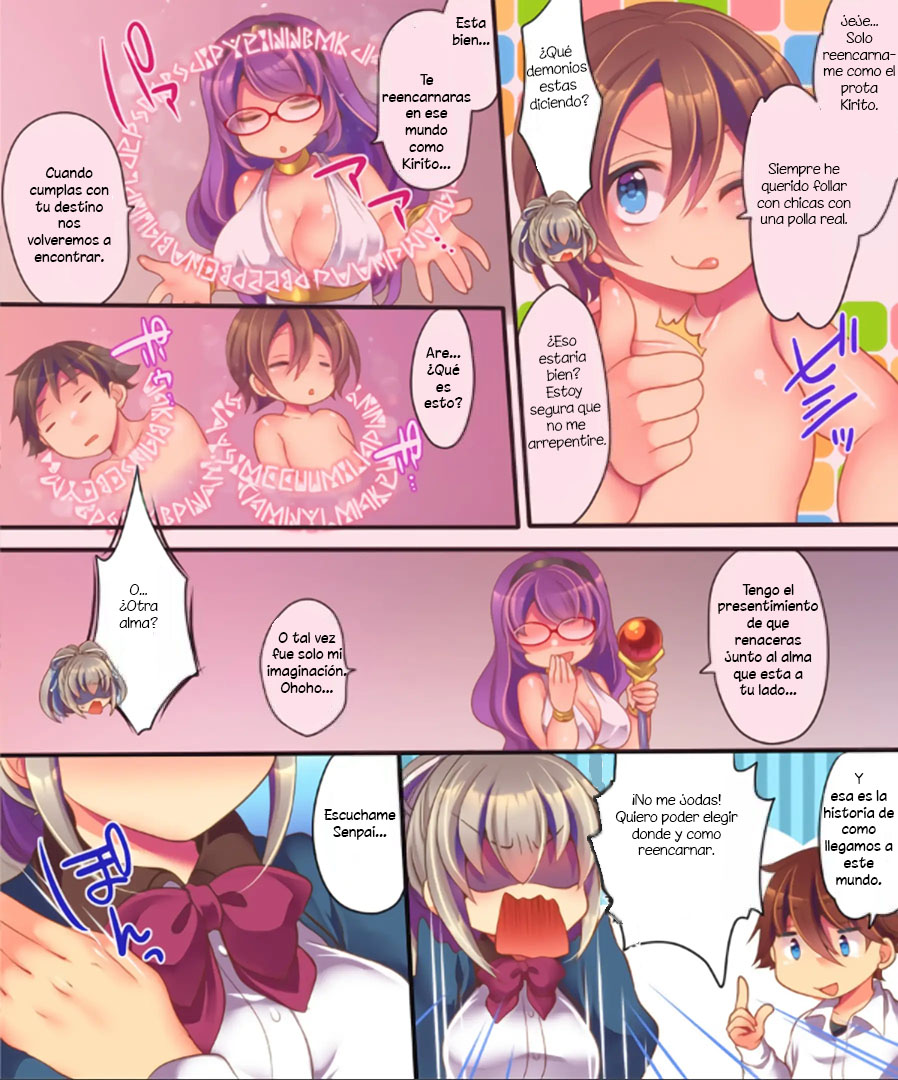 [Ue ni Aru Mikan (Reitou Mikan)] Saimin Choukyou Eroge no Heroine ni Tensei Shite Shimatta Ore wa Kouryaku Sarezu ni Nigekiritai! [Spanish] [TF Scans] 이미지 번호 46