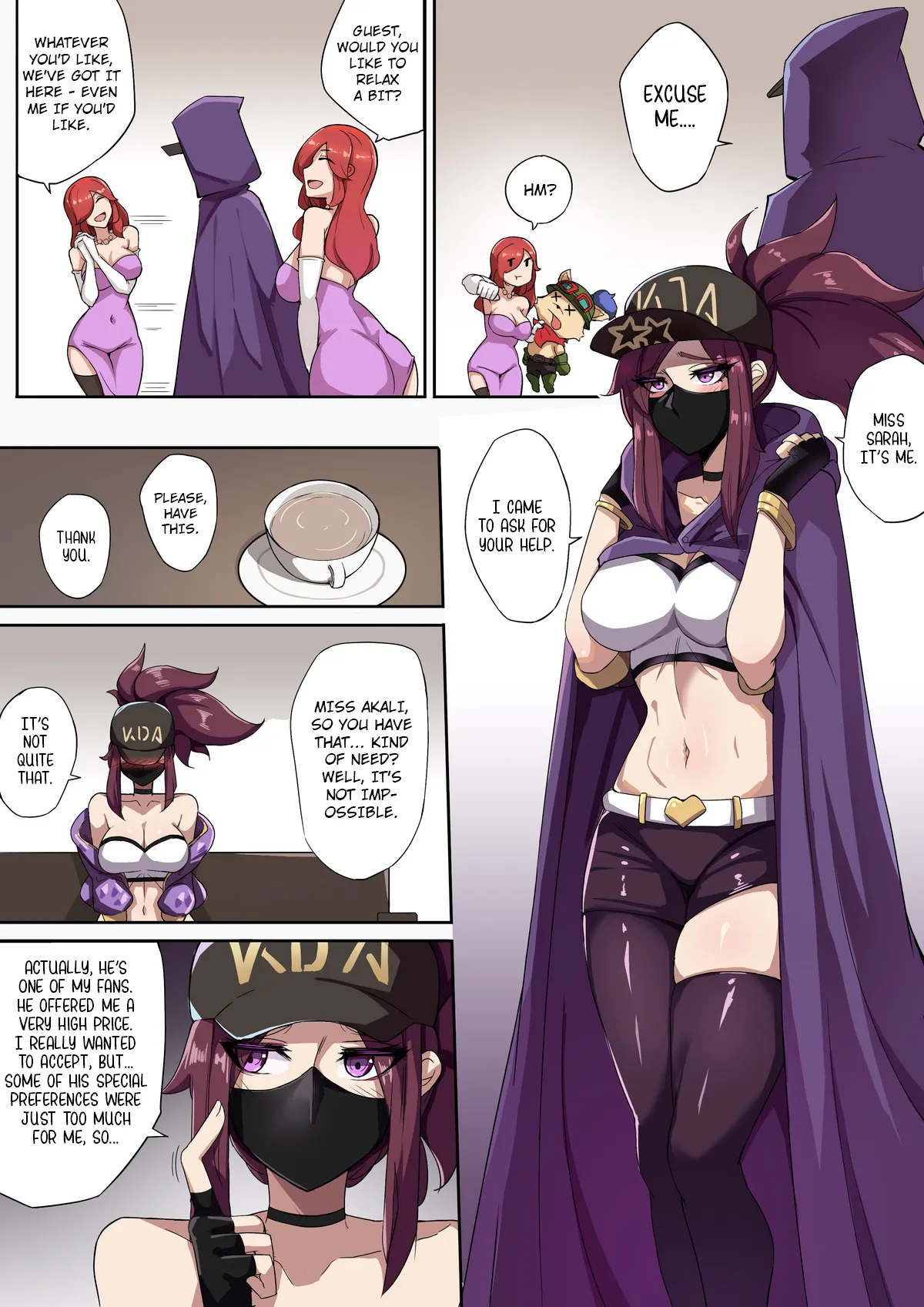 [leiji] League of Legends (Akali Edition) [English] | [泪吉] 英雄联盟（阿卡丽篇） image number 2