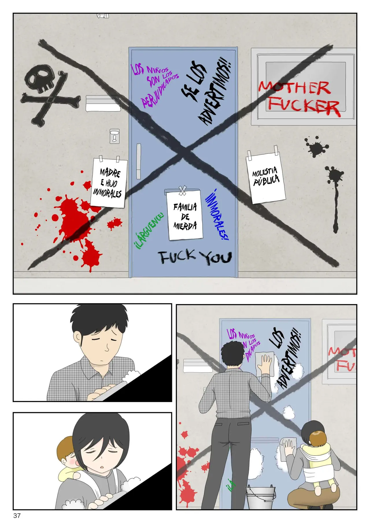 [Mizuarai no kai] Onaneta Kaa-san Bessekaisen 8｜Mamá es Mi Material de Masturbación 8 [Spanish] [Xavit0_0] 图片编号 38