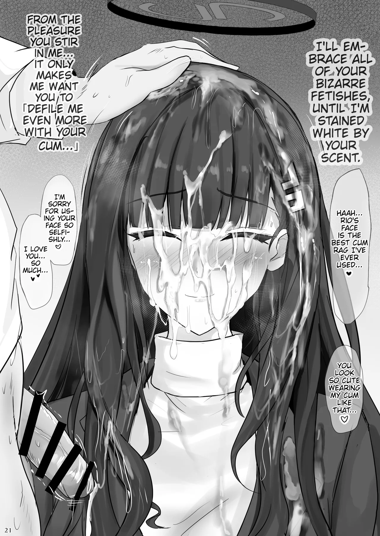 [Hakuginmokusei (Poshi)] Rio ni Suki nadake | As Much As You Like, Rio (Blue Archive) [English] [Digital] [Thighs] numero di immagine  20