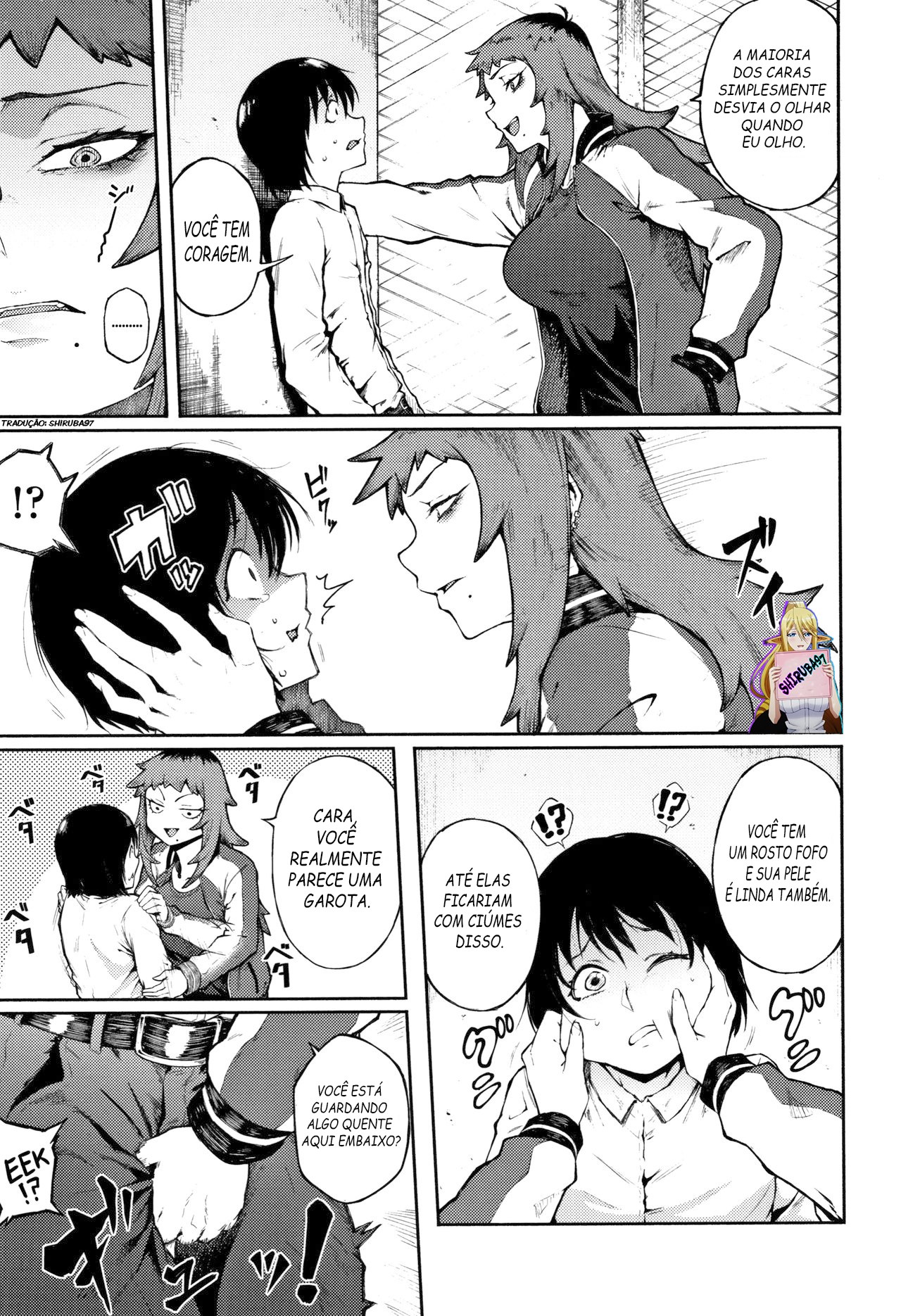 [Suruga Kuroitsu] Odoshi Ai | Threatening Love (Manazashi Temptation) [Portuguese-BR] [Shiruba97] [Digital] 이미지 번호 5