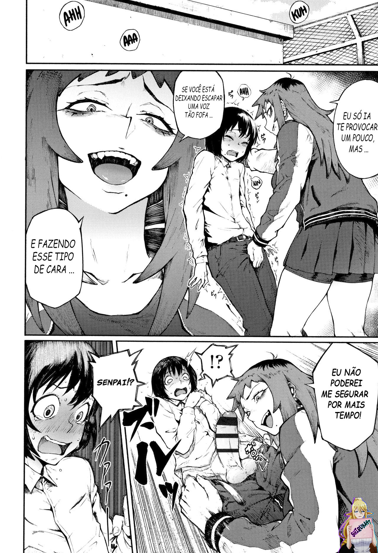 [Suruga Kuroitsu] Odoshi Ai | Threatening Love (Manazashi Temptation) [Portuguese-BR] [Shiruba97] [Digital] 이미지 번호 6