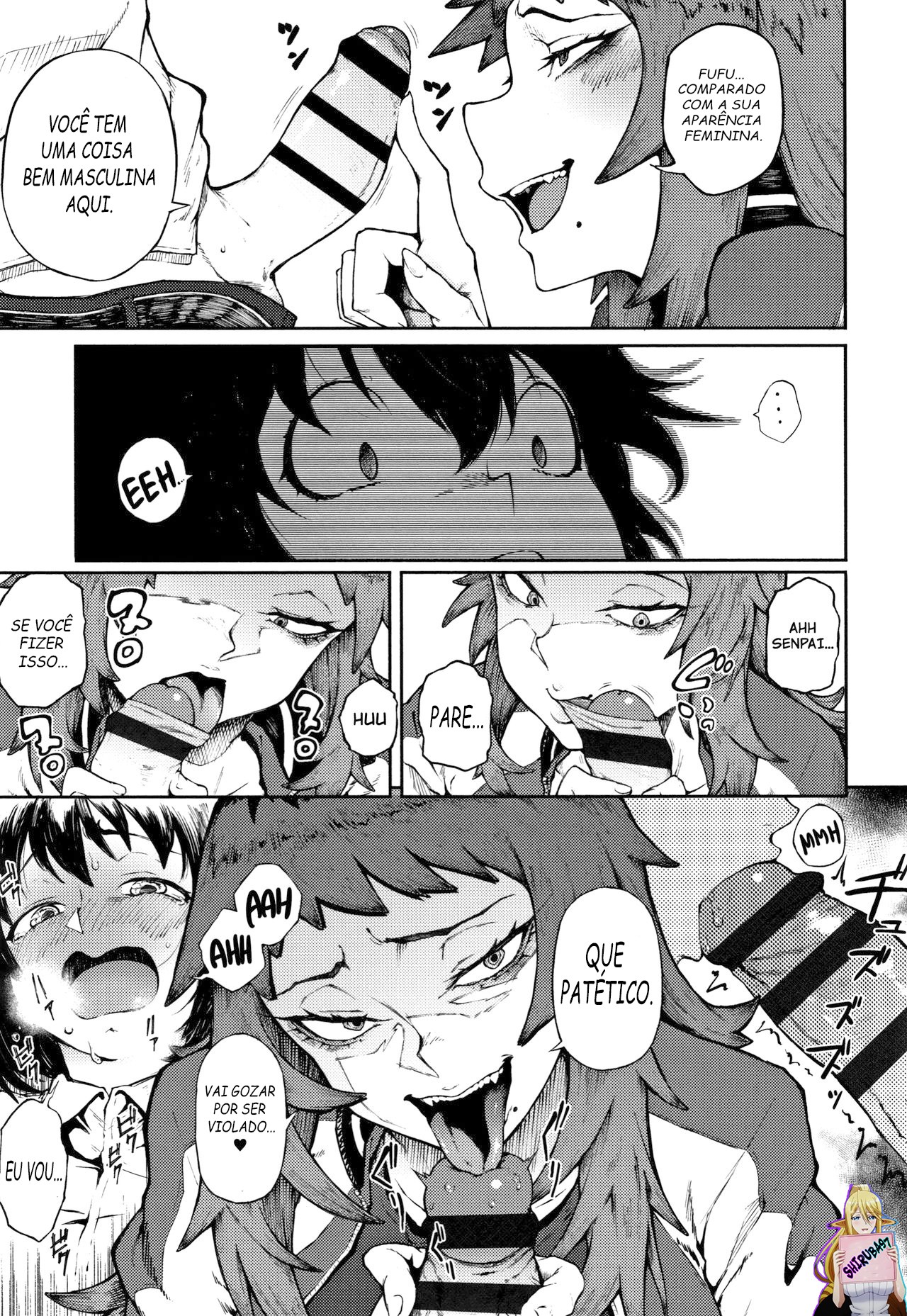 [Suruga Kuroitsu] Odoshi Ai | Threatening Love (Manazashi Temptation) [Portuguese-BR] [Shiruba97] [Digital] 이미지 번호 7