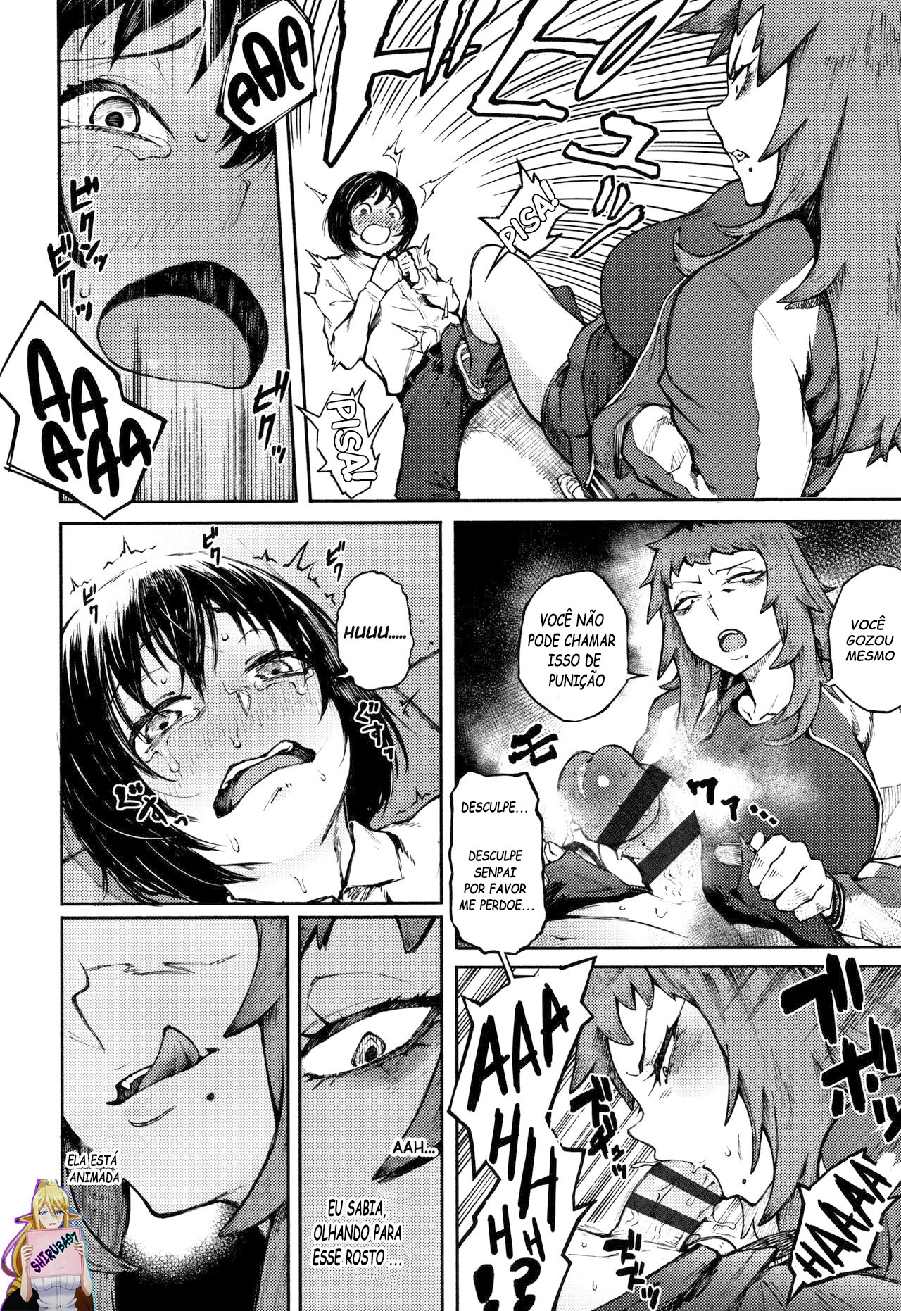 [Suruga Kuroitsu] Odoshi Ai | Threatening Love (Manazashi Temptation) [Portuguese-BR] [Shiruba97] [Digital] 이미지 번호 16