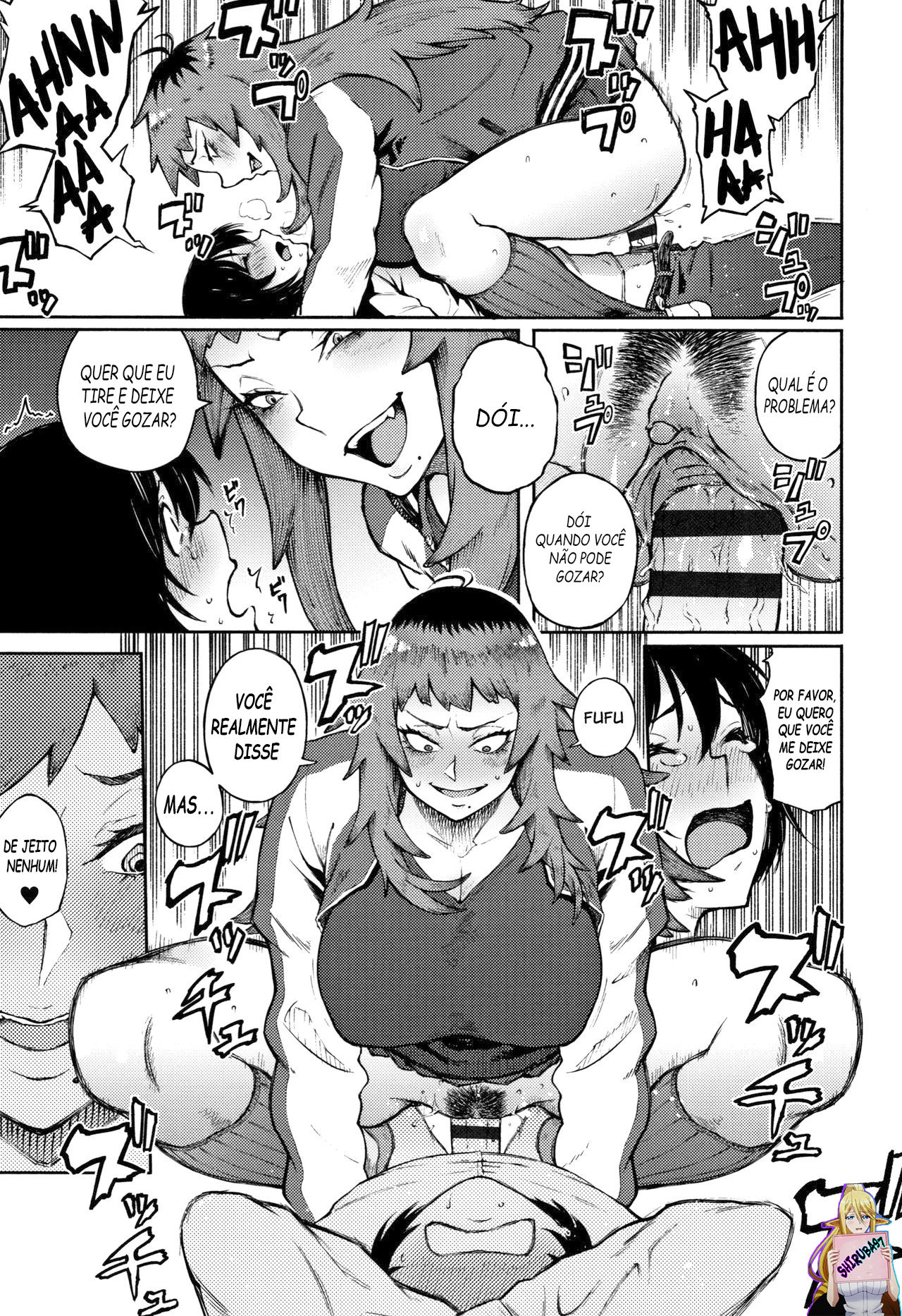 [Suruga Kuroitsu] Odoshi Ai | Threatening Love (Manazashi Temptation) [Portuguese-BR] [Shiruba97] [Digital] 이미지 번호 19