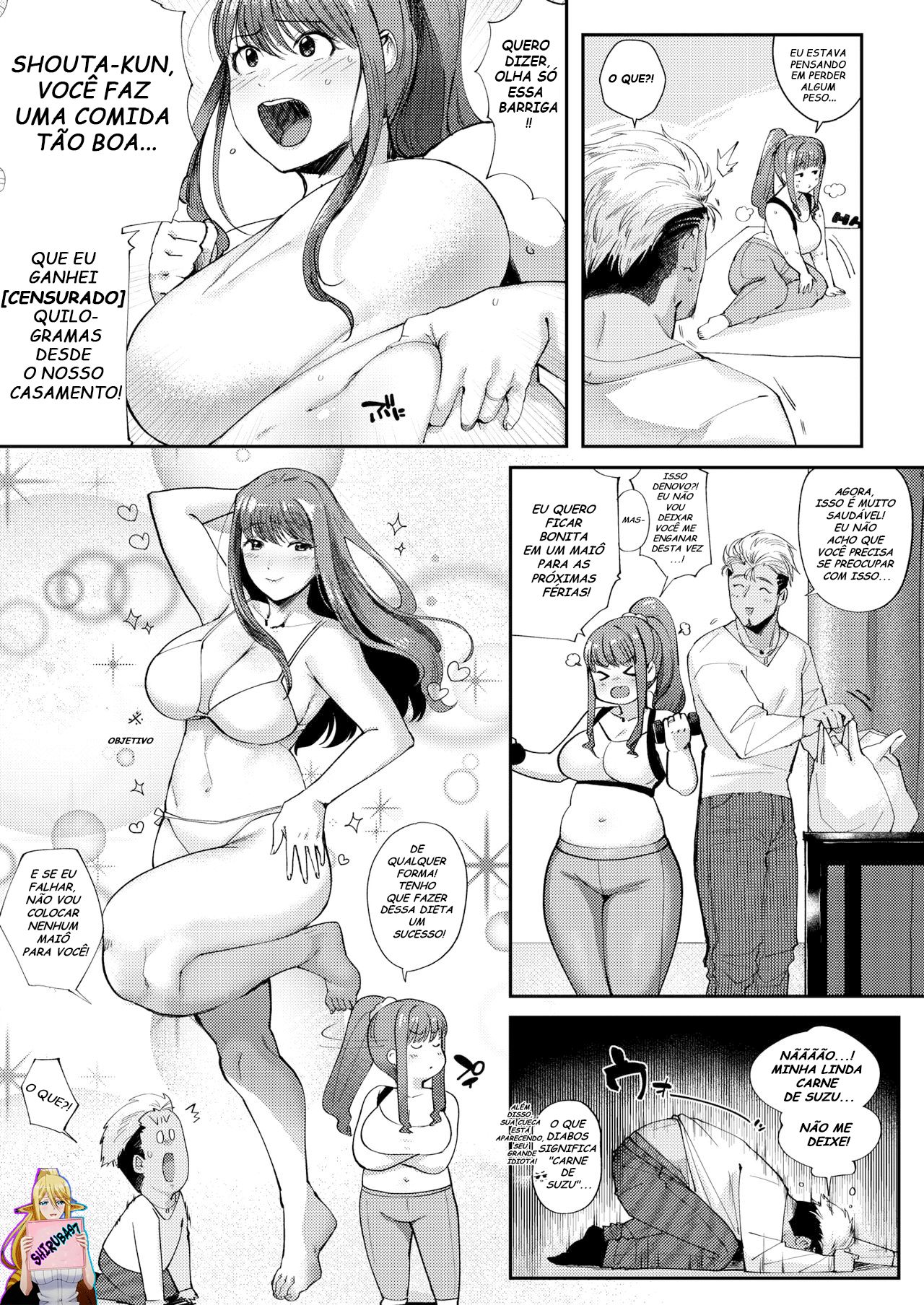 [Nemu] Lovezuma Suzu-chan - Lovewife Suzuchan (COMIC HOTMILK 2018-04) [Portuguese-BR] [Shiruba97] [Digital] изображение № 2