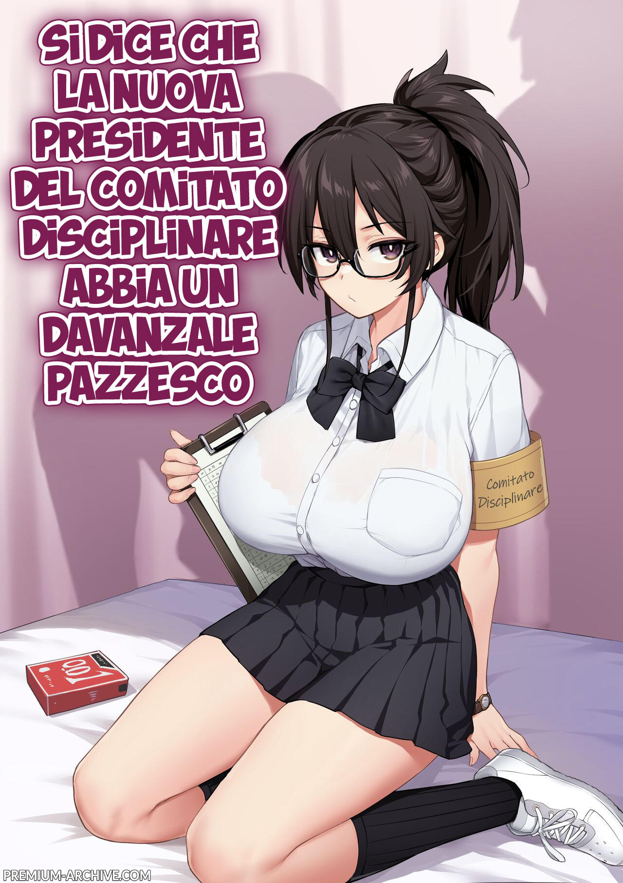 [TRY&Hougen Futari Shakai (Hougen)] Atarashii Fuuki Iinchou ga Kyonyuu Sugiru Ken｜Si dice che la nuova presidente del comitato disciplinare abbia un davanzale pazzesco [Italian] 图片编号 1