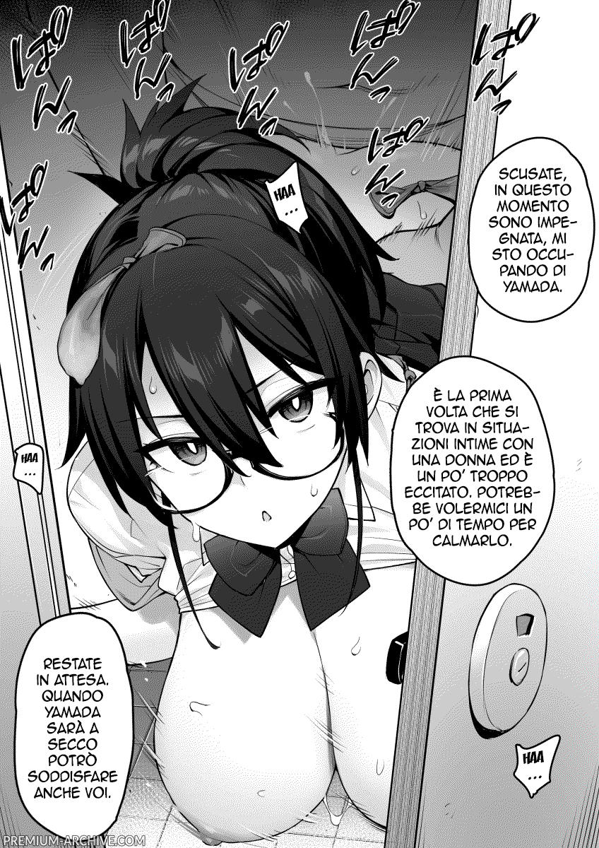 [TRY&Hougen Futari Shakai (Hougen)] Atarashii Fuuki Iinchou ga Kyonyuu Sugiru Ken｜Si dice che la nuova presidente del comitato disciplinare abbia un davanzale pazzesco [Italian] 图片编号 11