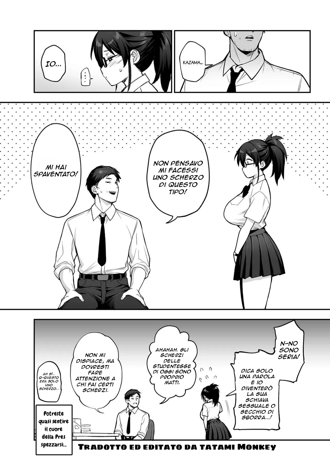 [TRY&Hougen Futari Shakai (Hougen)] Atarashii Fuuki Iinchou ga Kyonyuu Sugiru Ken 2｜Si dice che la nuova presidente del comitato disciplinare abbia un davanzale pazzesco 2 [Italian] image number 35