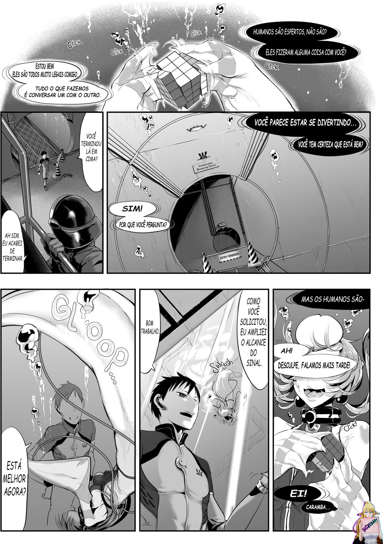 [Z-ton] LOVE SONAR (Bessatsu COMIC Anthurium - Ningen Igai ja Dame desu ka? Jingaikko Assort) [Portuguese-BR] [Shiruba97] [Digital] imagen número 1