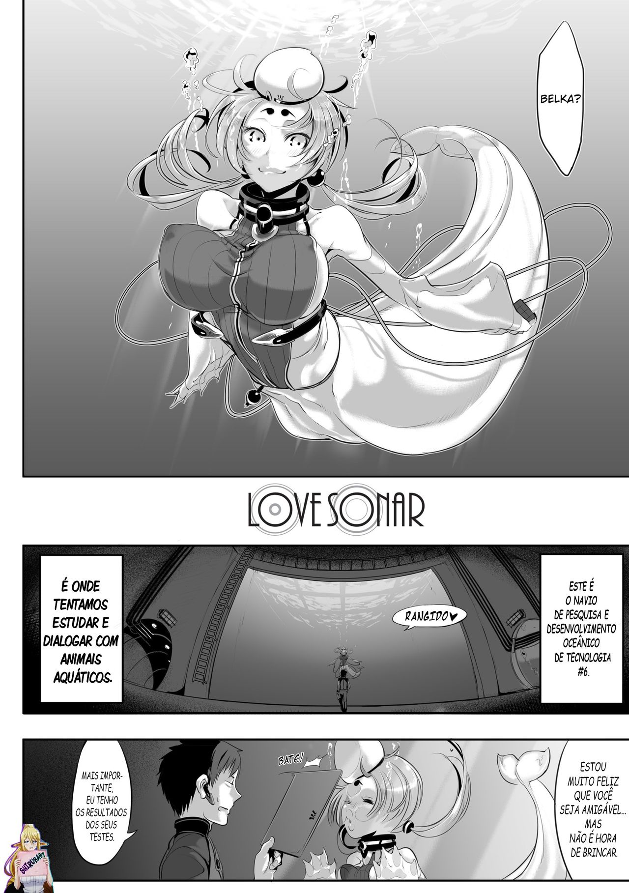 [Z-ton] LOVE SONAR (Bessatsu COMIC Anthurium - Ningen Igai ja Dame desu ka? Jingaikko Assort) [Portuguese-BR] [Shiruba97] [Digital] imagen número 2