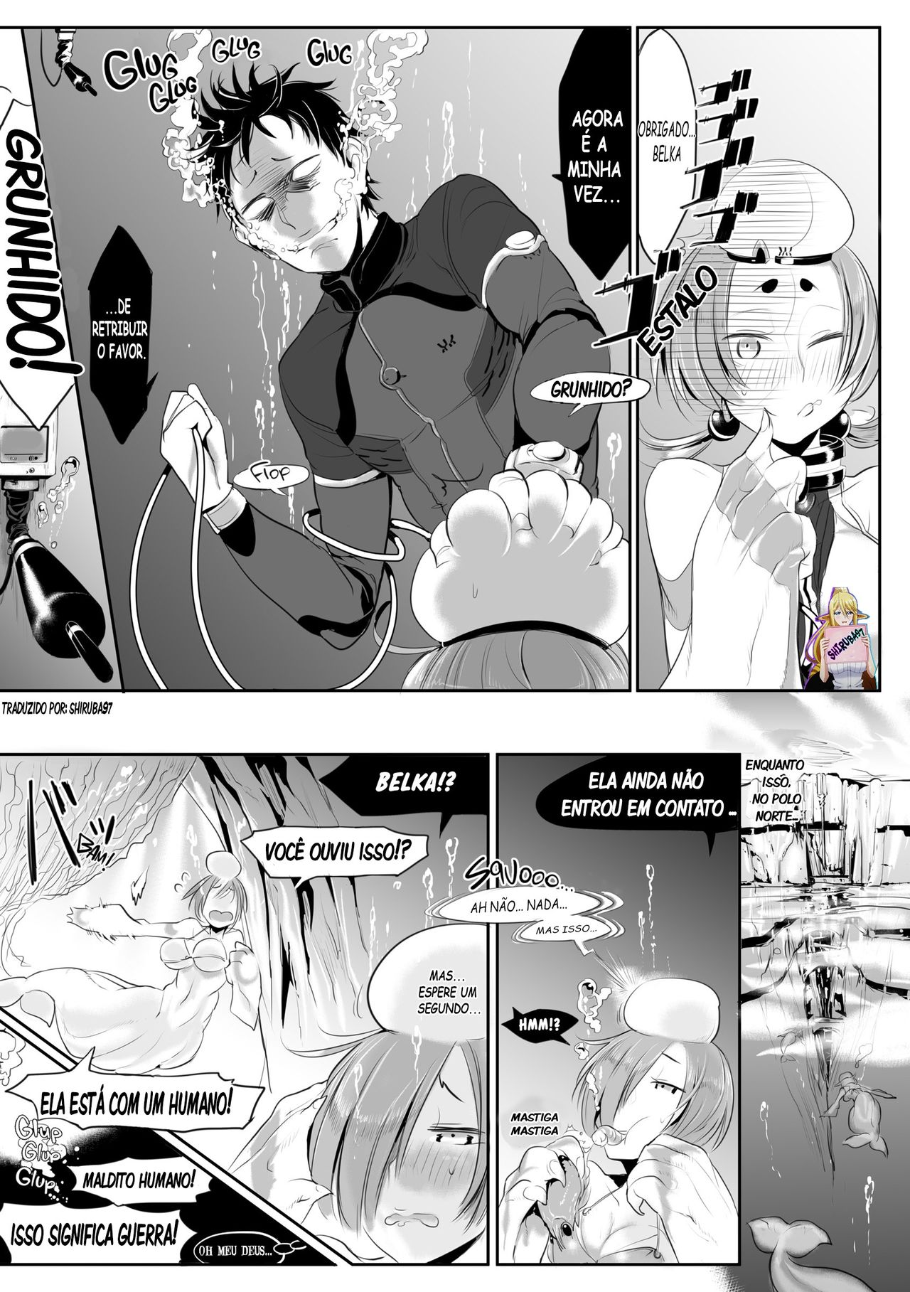 [Z-ton] LOVE SONAR (Bessatsu COMIC Anthurium - Ningen Igai ja Dame desu ka? Jingaikko Assort) [Portuguese-BR] [Shiruba97] [Digital] imagen número 13