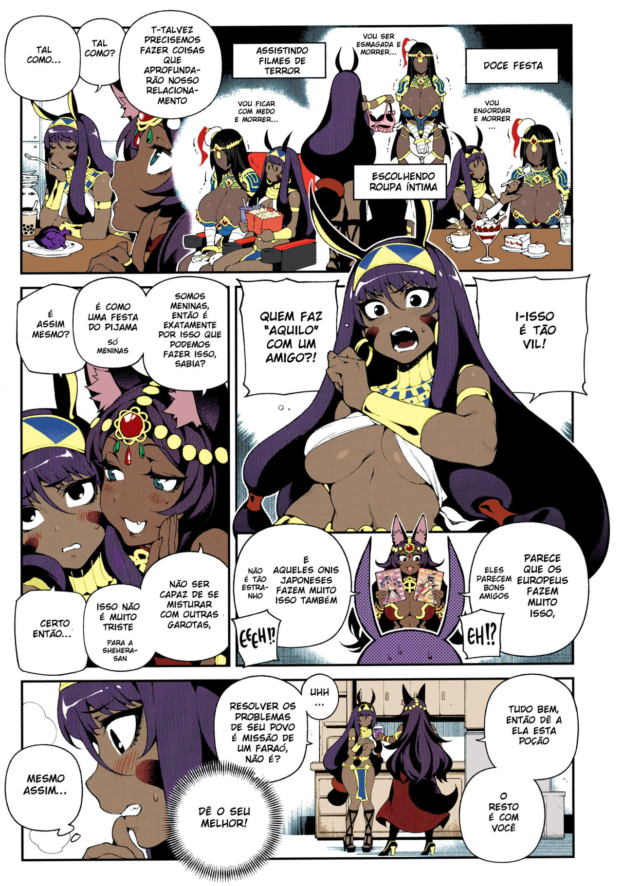(C96) [Bear Hand (Fishine, Ireading)] CHALDEA MANIA - Trio Brown (Fate/Grand Order) [Portuguese-BR] [Ninjaboy] image number 6